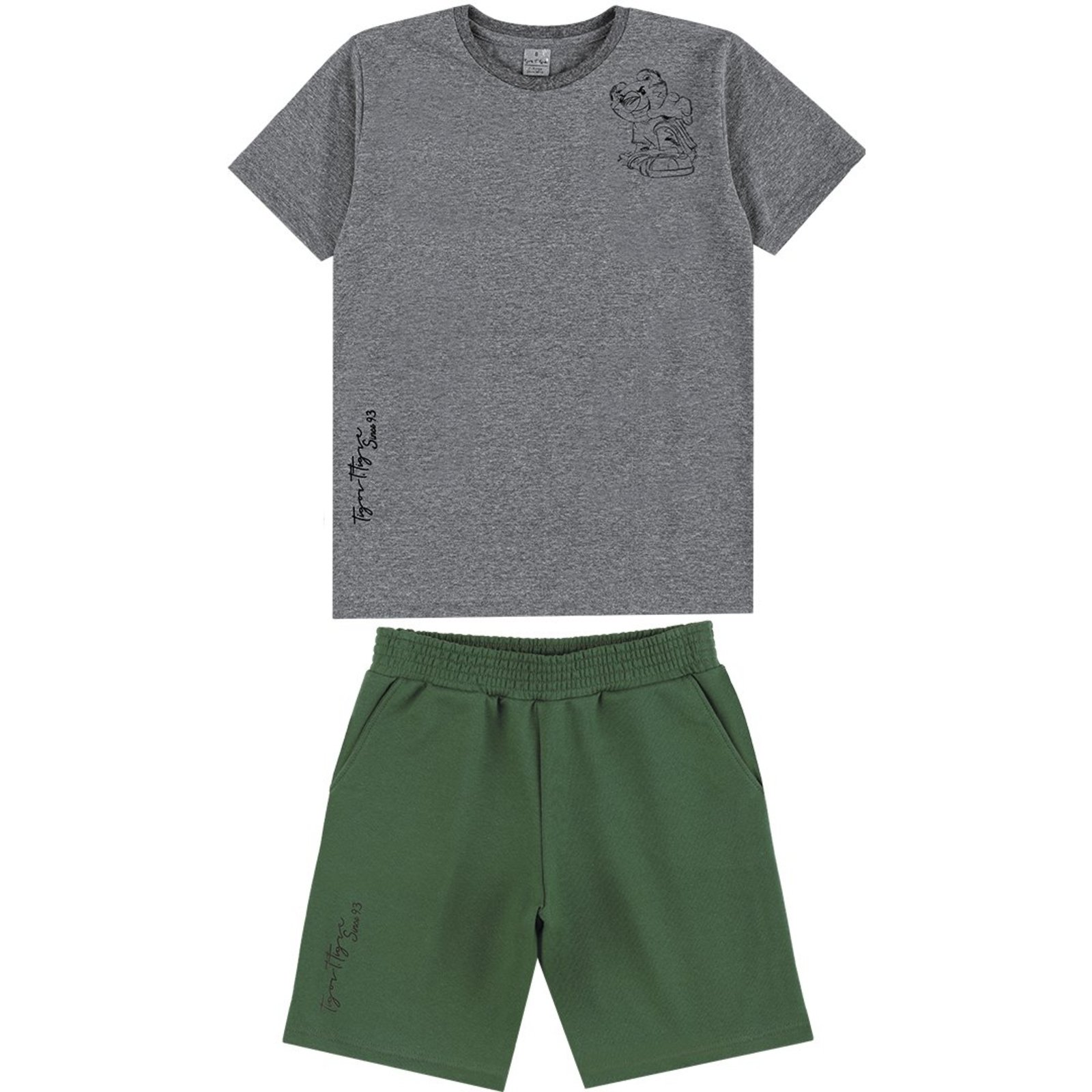 Infantil - Conjunto Curto Menino Tigor T. Tigre
