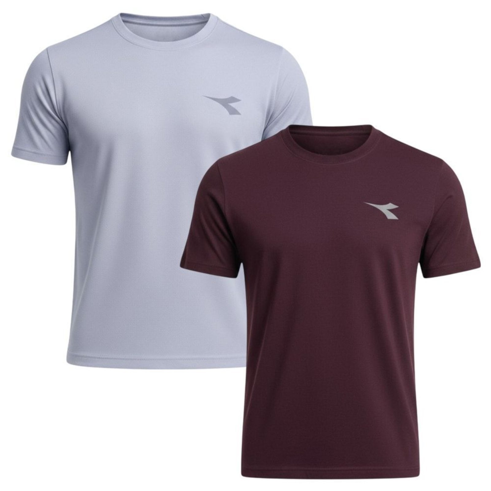 Kit 2 Camisetas Diadora Small Logo Masculina - Cinza - diadora