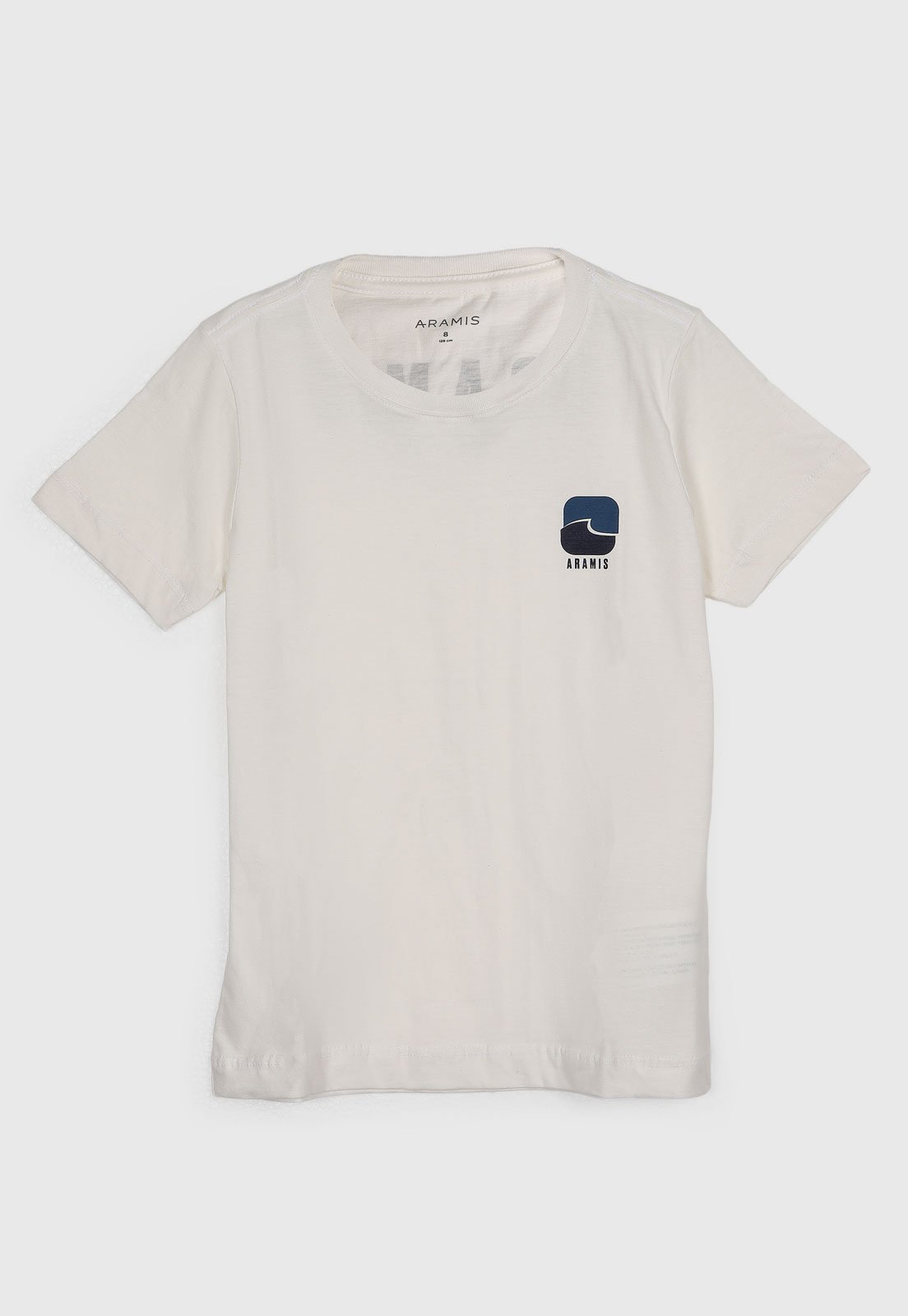 Infantil - Camiseta Aramis Logo Log Off Surf On Branca