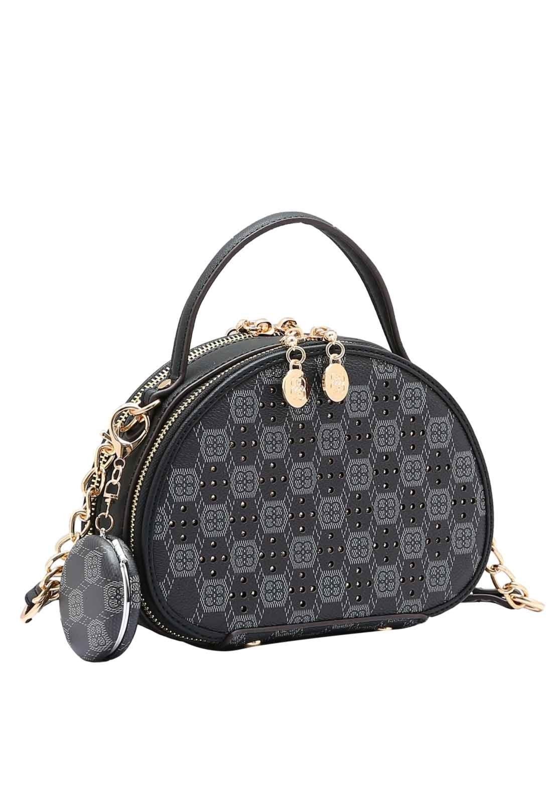 Bolsa Feminina Chenson Original New Cristal Transversal Preto 3485033