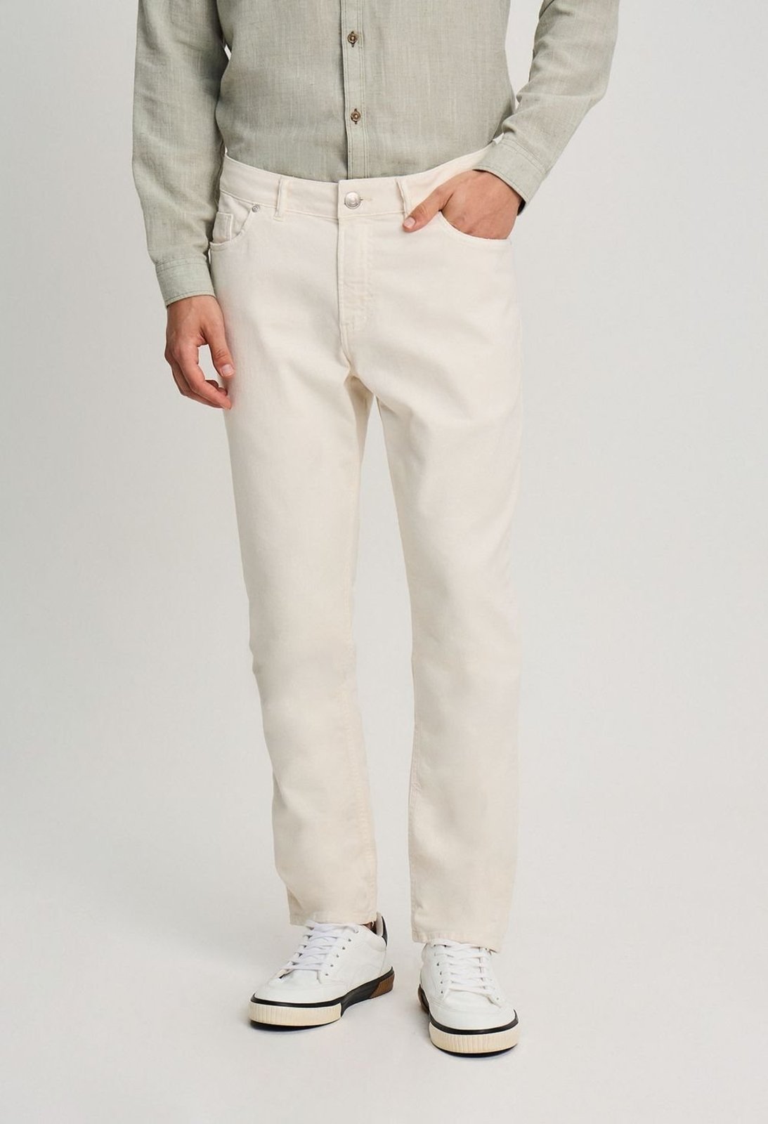 CALÇA DOCTHOS FIT JEANS COLOR CALÇA DOCTHOS FIT JEANS COLOR 052 AREIA CLARO 42