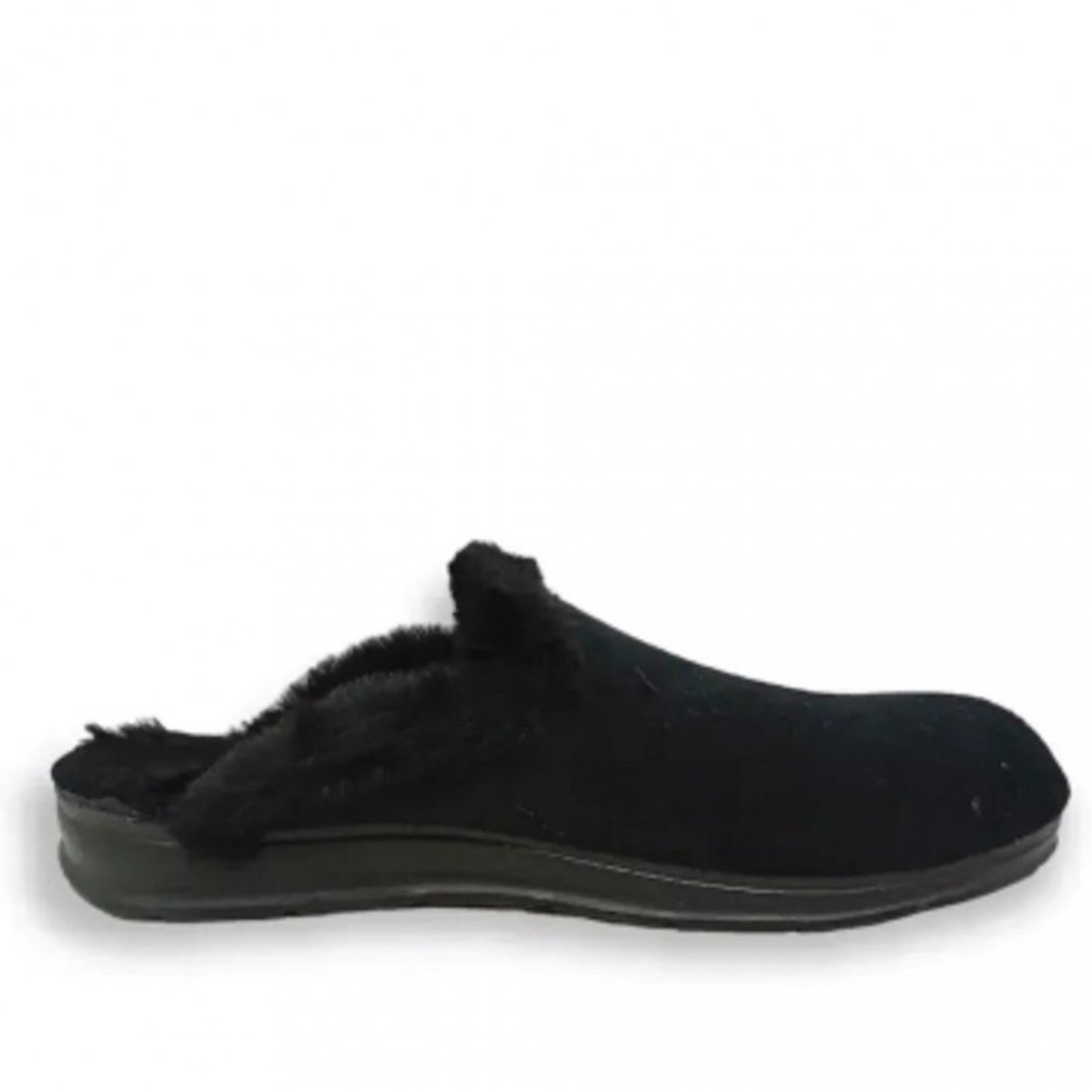 Infantil - Pantufa Feminina Forrada Pegada 266005-05 Pegada Preto