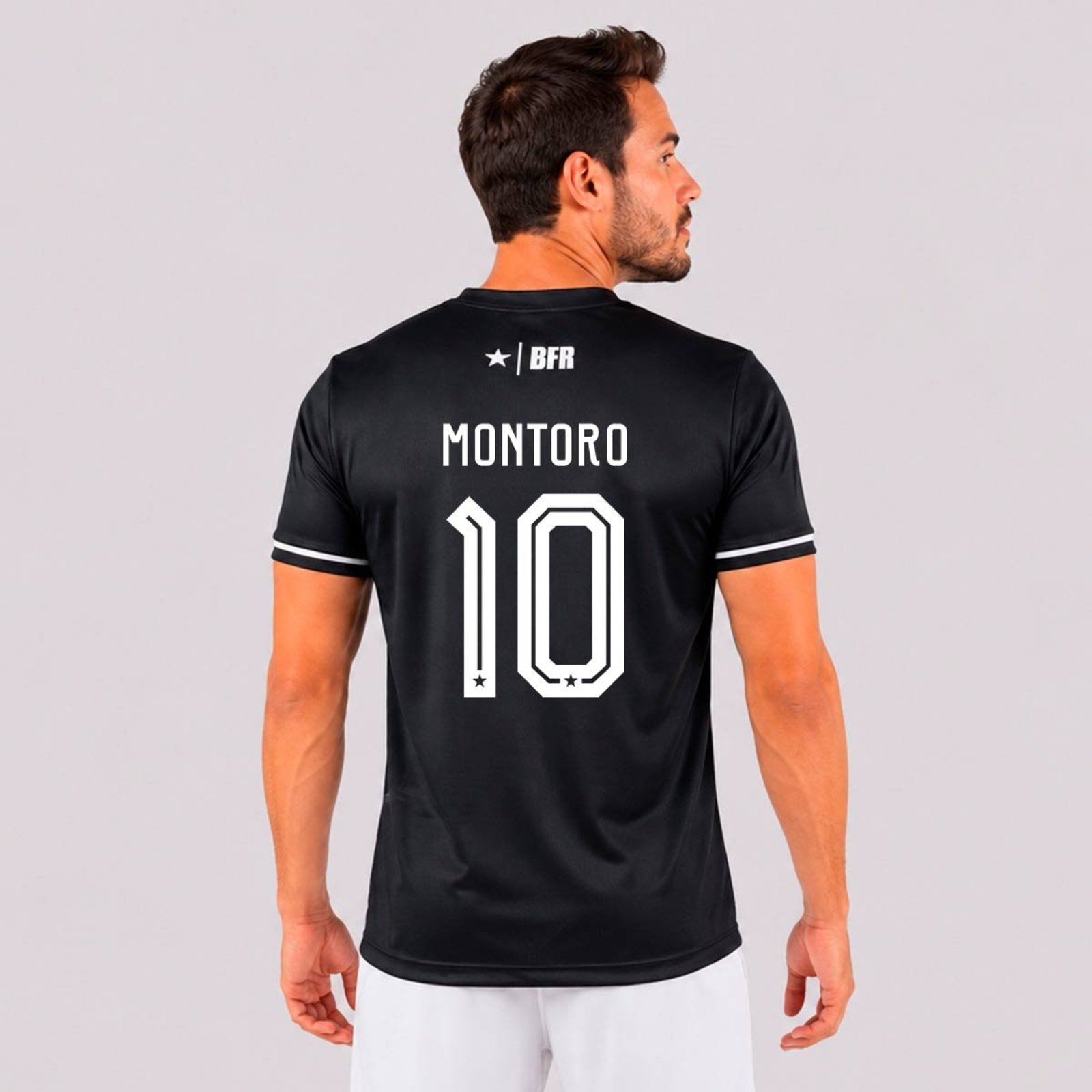 Camisa Botafogo Momento Preta 10 Montoro