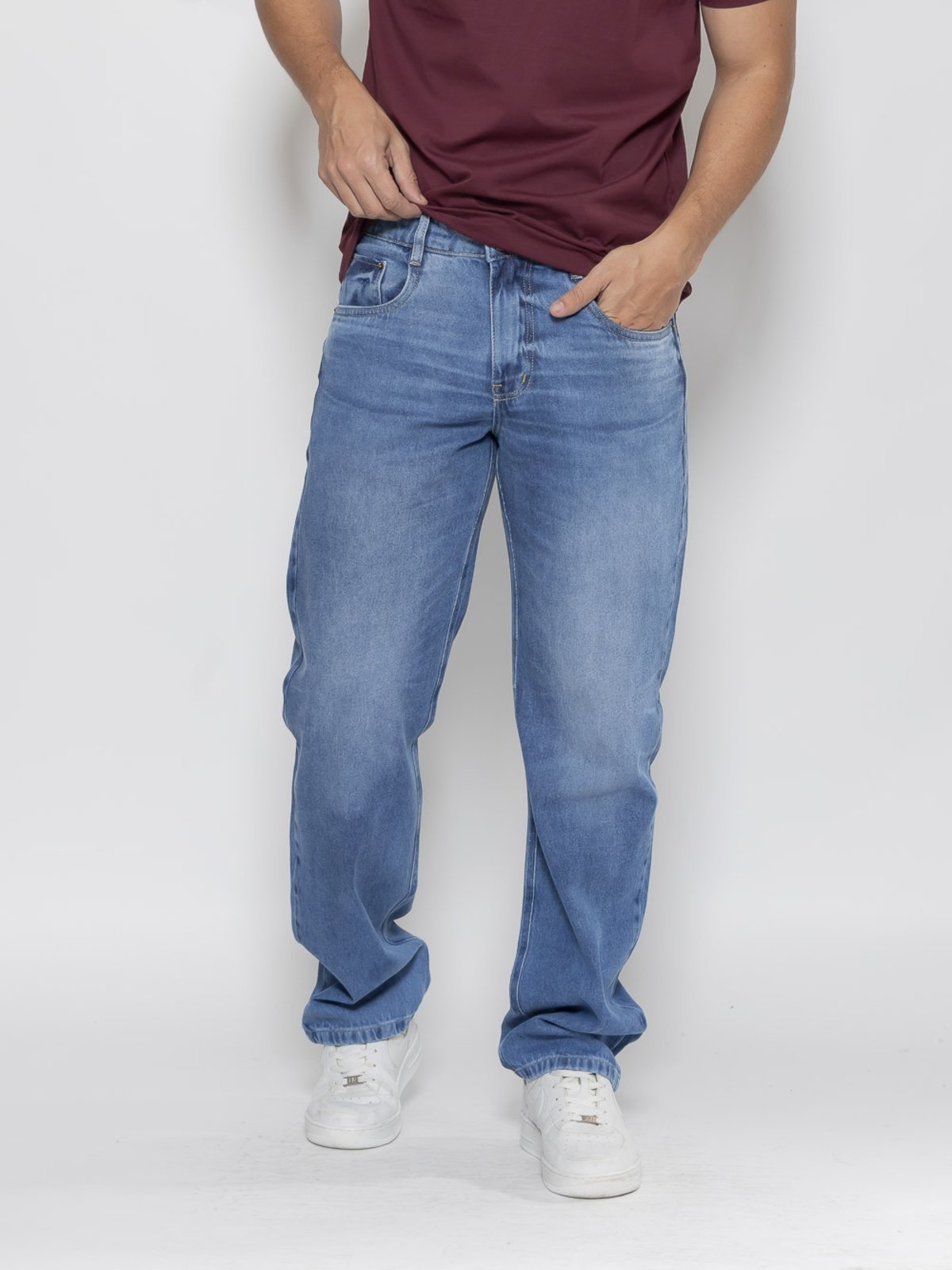 Calça Jeans Masculina Reta Crocker - 50898