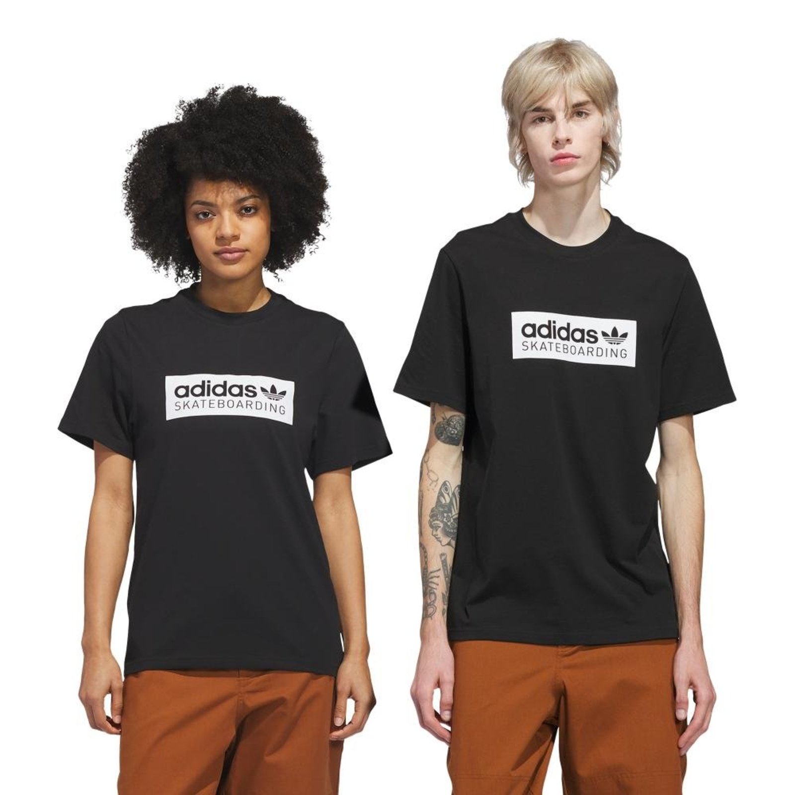 Camiseta Skateboarding Logo Adidas Originals Branco - Miniatura 2