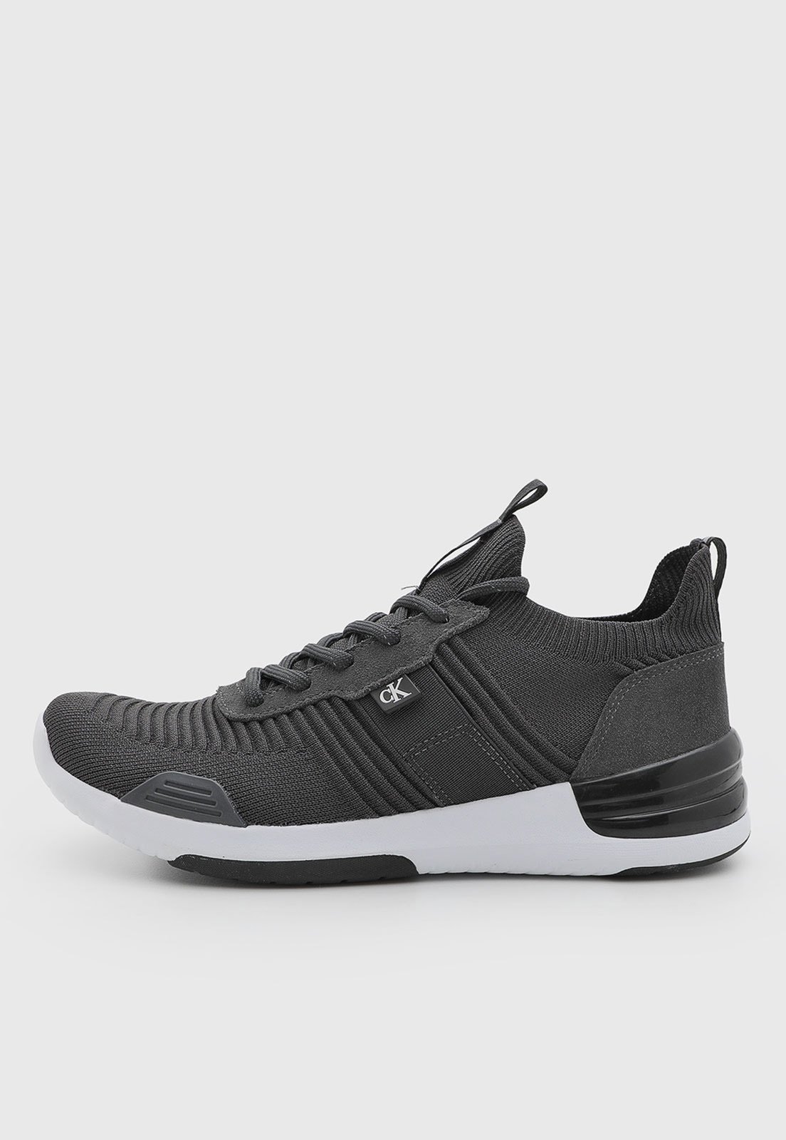 Tênis Masculino Calvin Klein Air Knitting Flexible Grafite