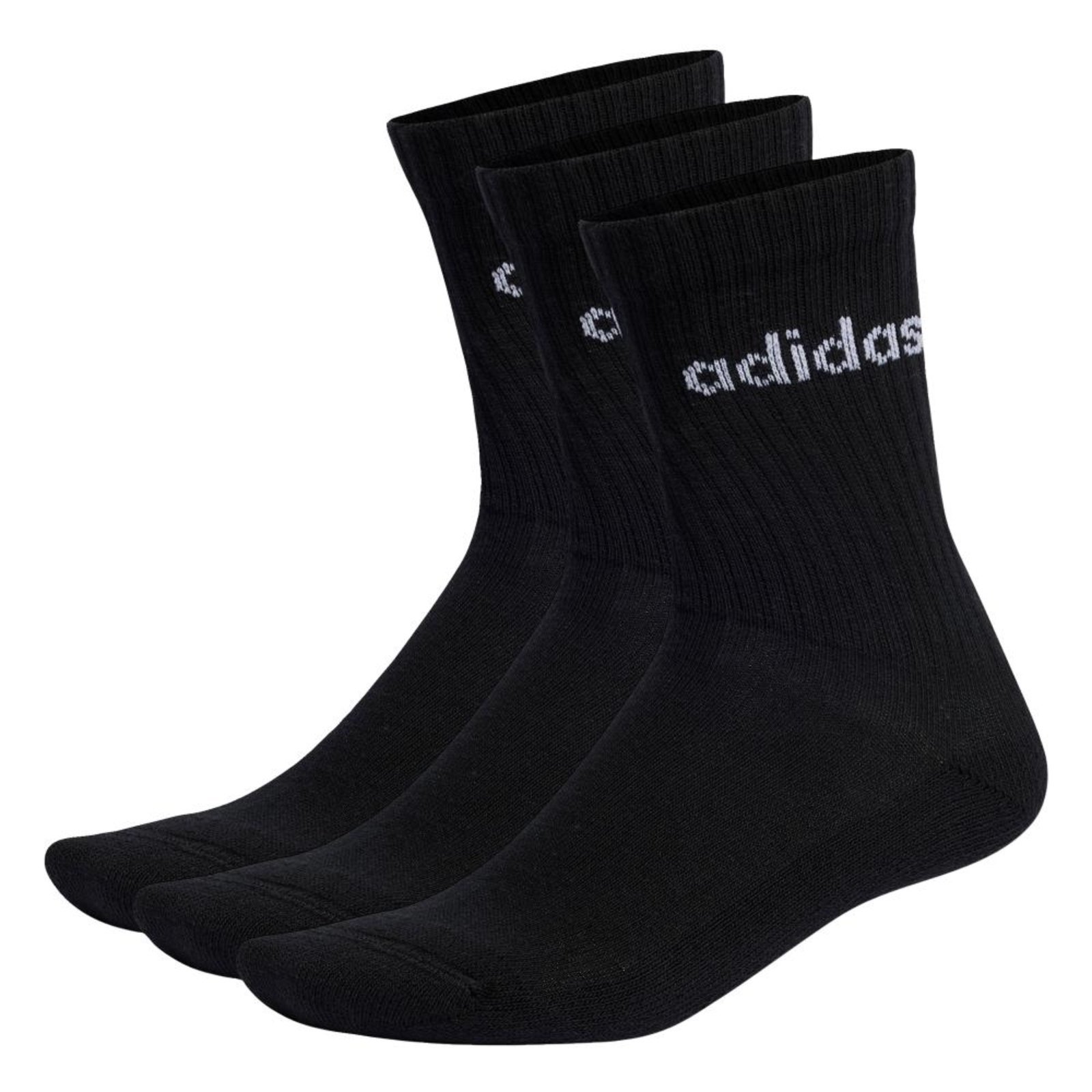 Vista 2 Meias Linear Crew Cushioned 3 Pares adidas Performance adidas performance preto