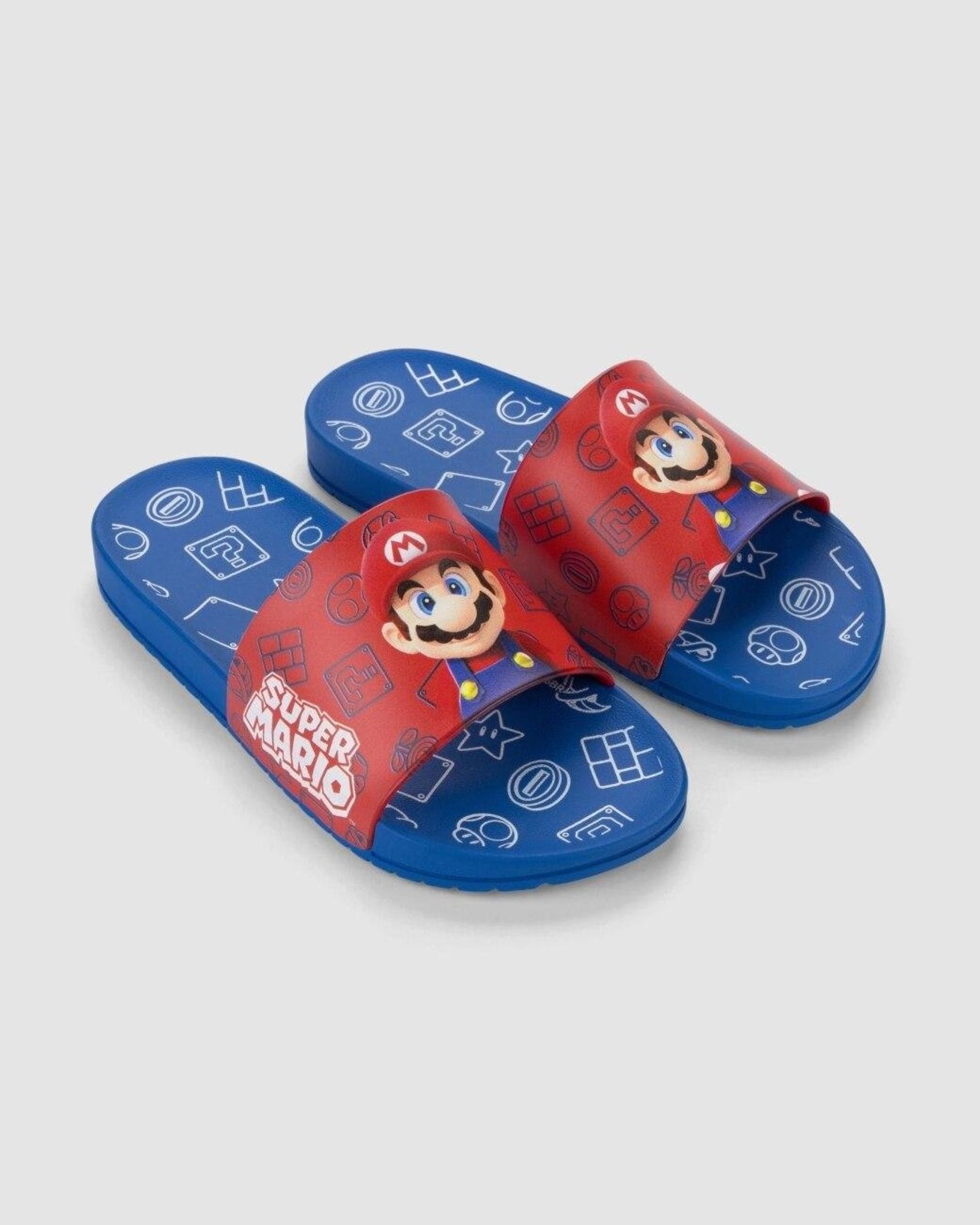 Infantil - Chinelo Slide Grendene Super Mario Azul