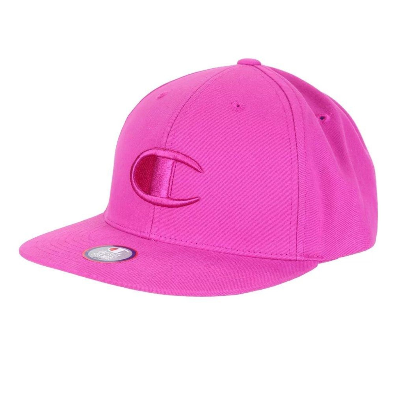 Vista 2 Boné Champion Snapback BB Big C Hat Aba Reta rosa Champion rosa