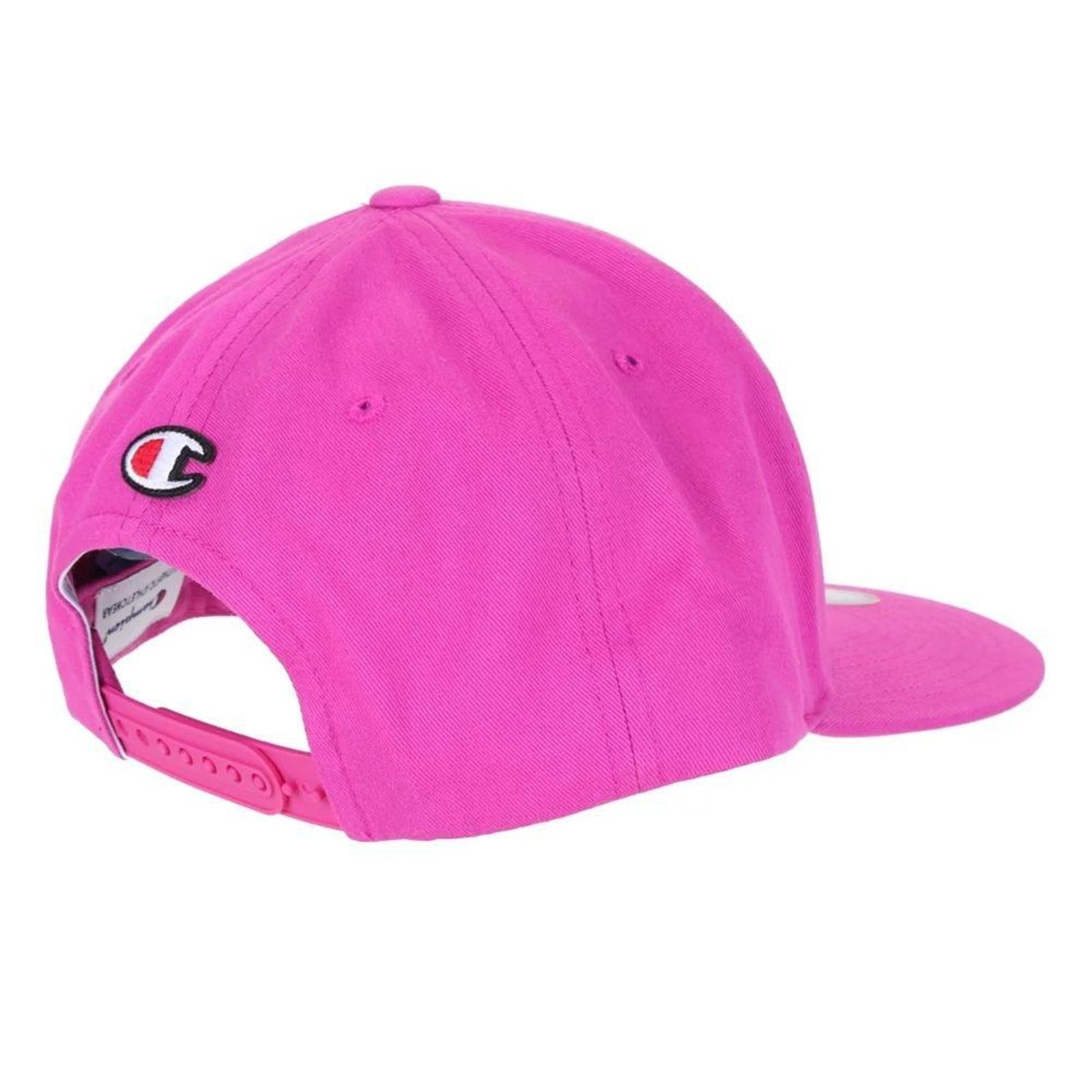 Vista 3 Boné Champion Snapback BB Big C Hat Aba Reta rosa Champion rosa