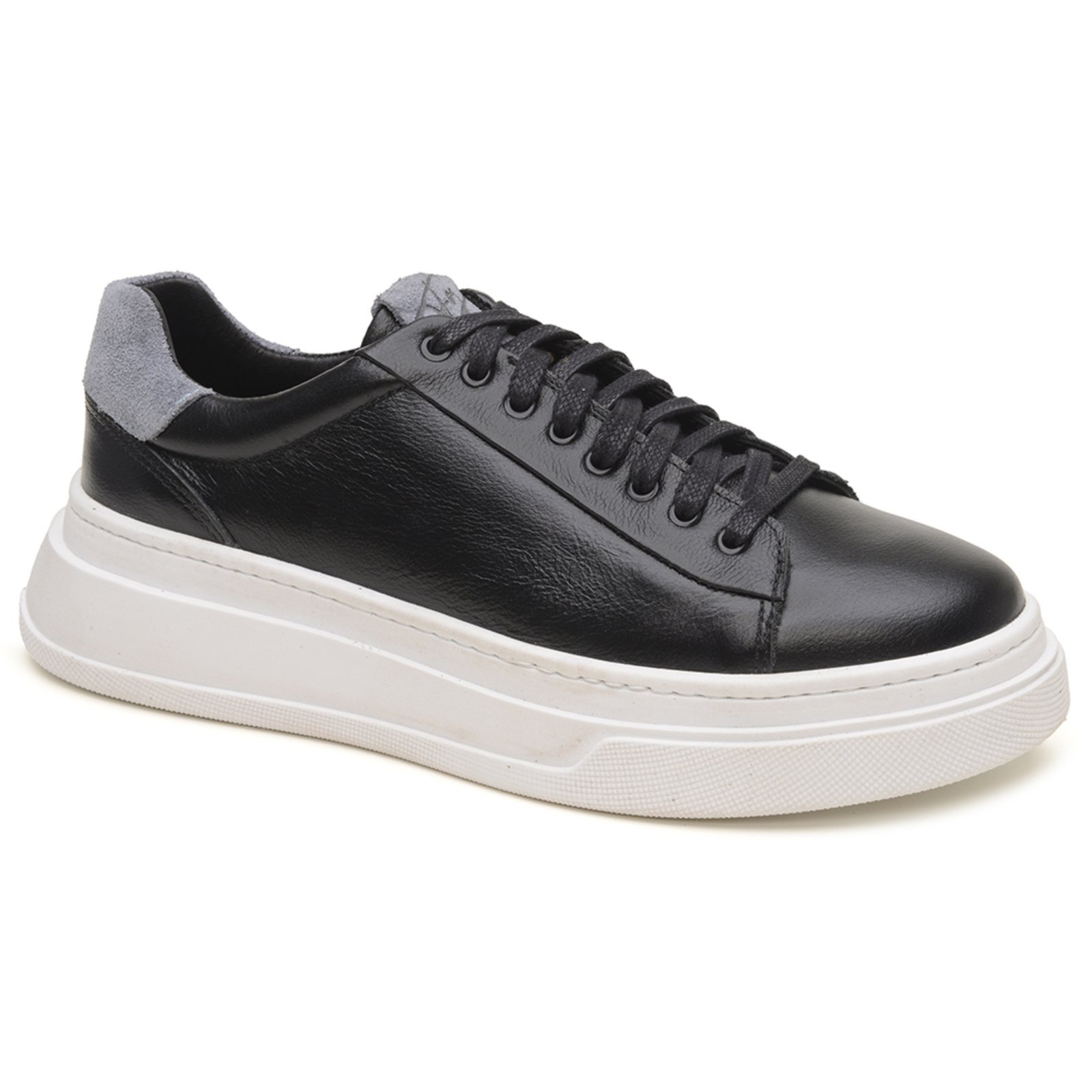 Tênis Masculino Franca Griffe Prime Edition Couro Genuíno Dubai Premium Black