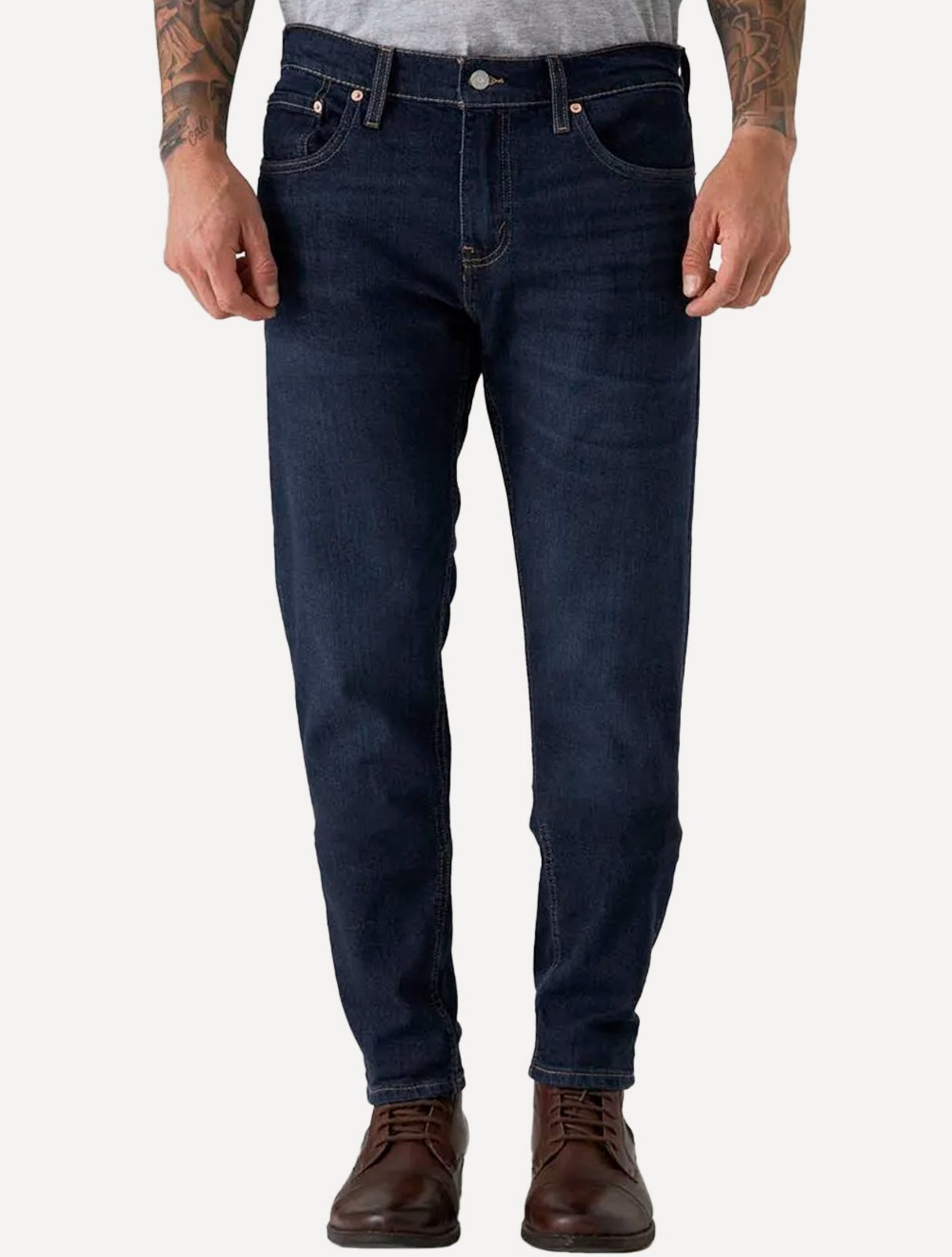 Calça Levis Jeans Masculina 512 Slim Taper Azul Escuro