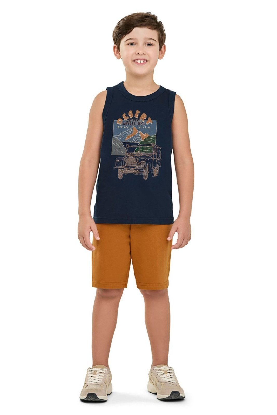 Vista 3 Infantil - Conjunto Menino Radical Elian amarelo Elian amarelo