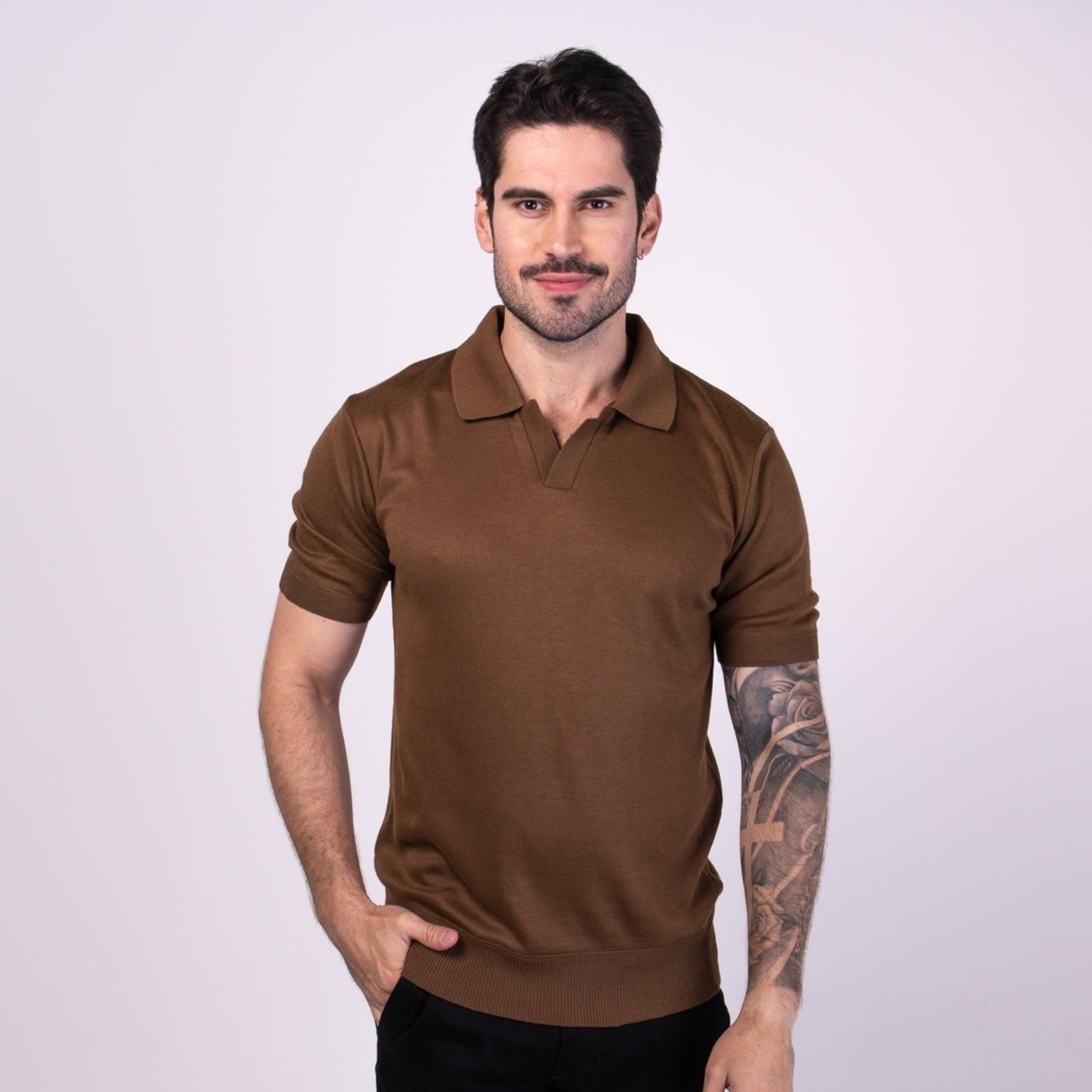 Camisa Polo Versatiold Tricot Whisky