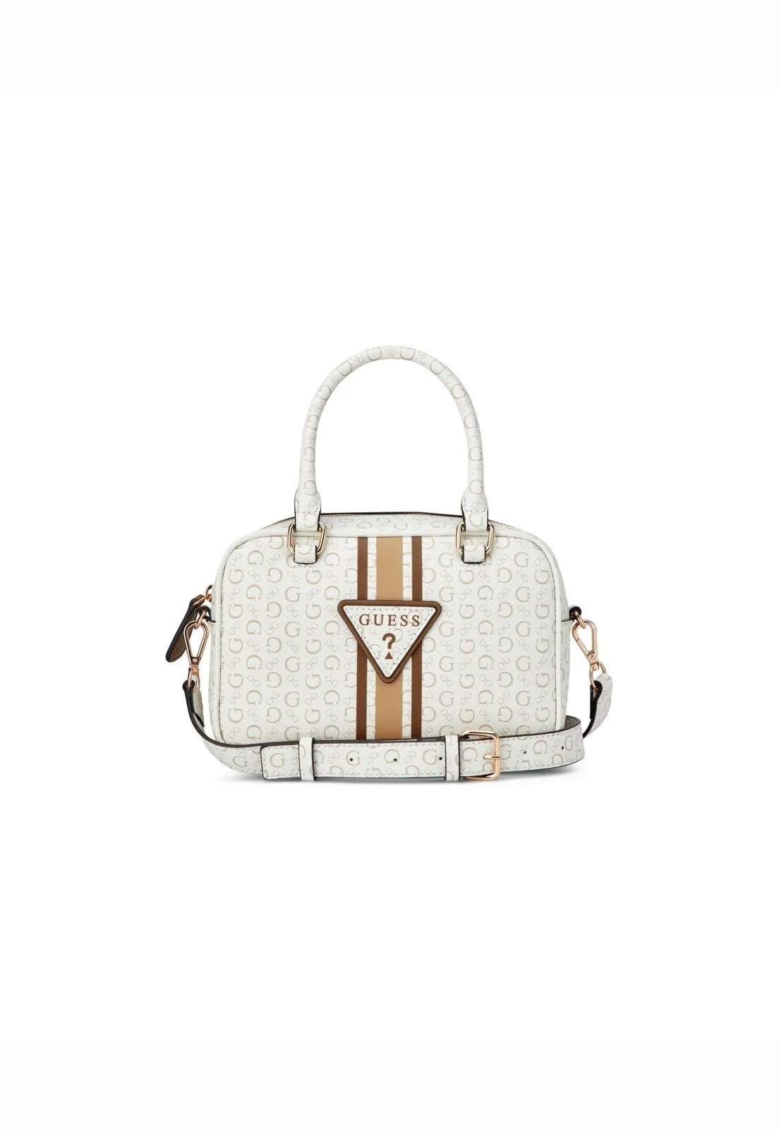 Bolsa Guess Tabitha Box Satchel Branco