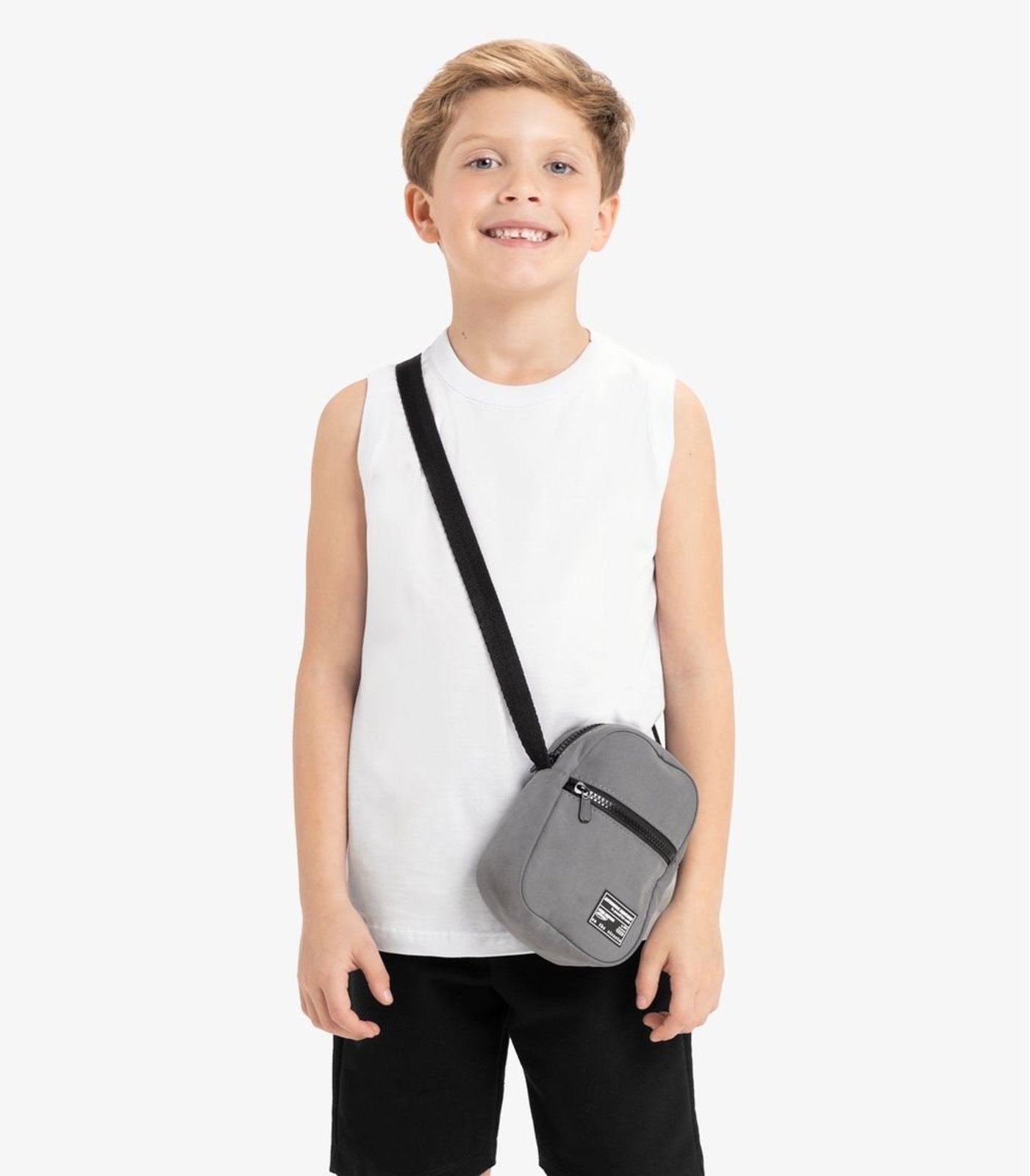 Infantil - Regata Básica Masculina Rovi Branco