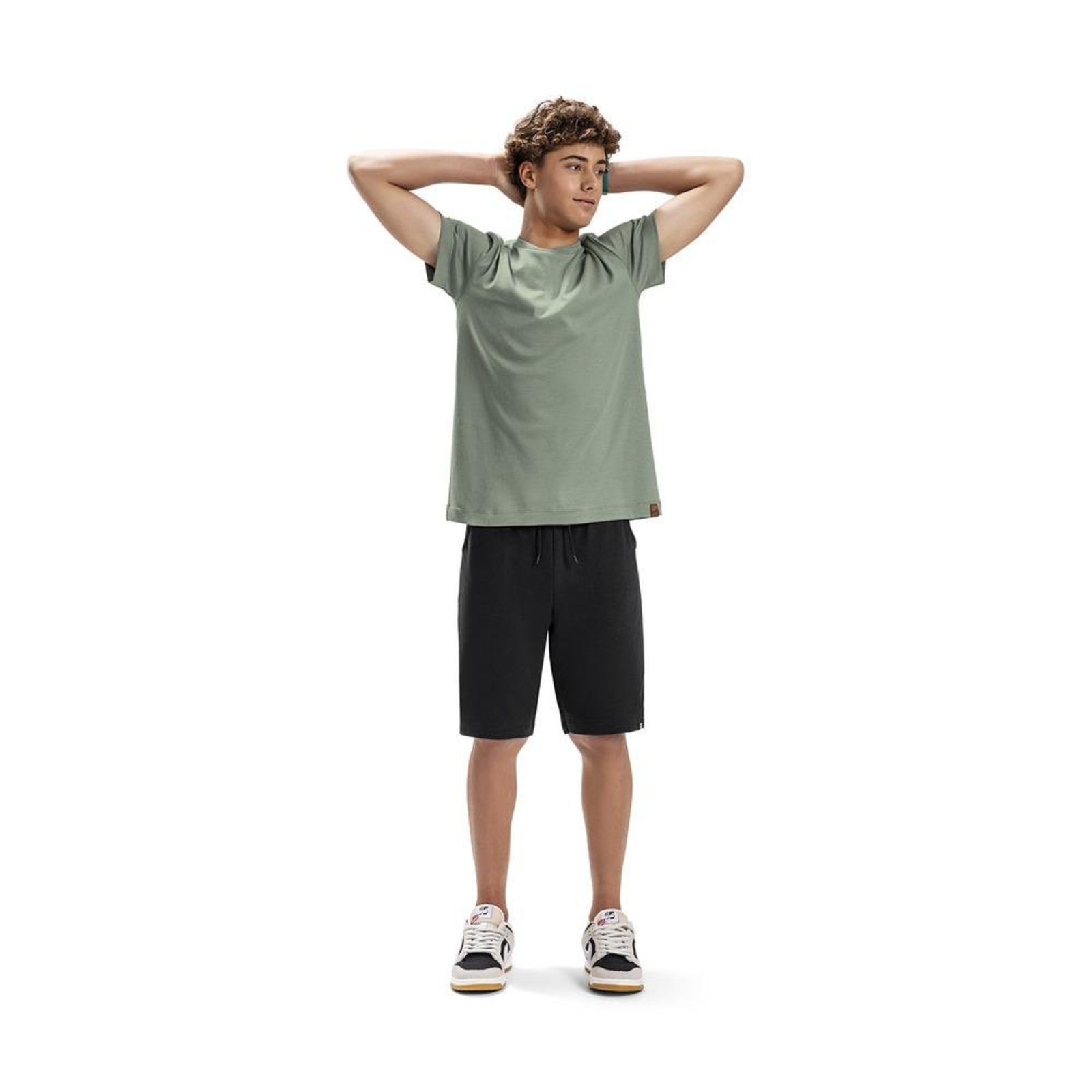 Infantil - Camiseta Básica Unissex Oversized Algodão Elian 10 Cinza