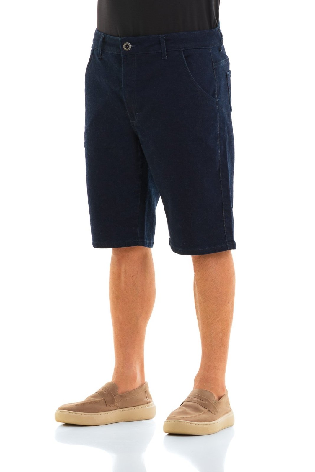 Bermuda Jeans Masculina Arauto Confort Squash