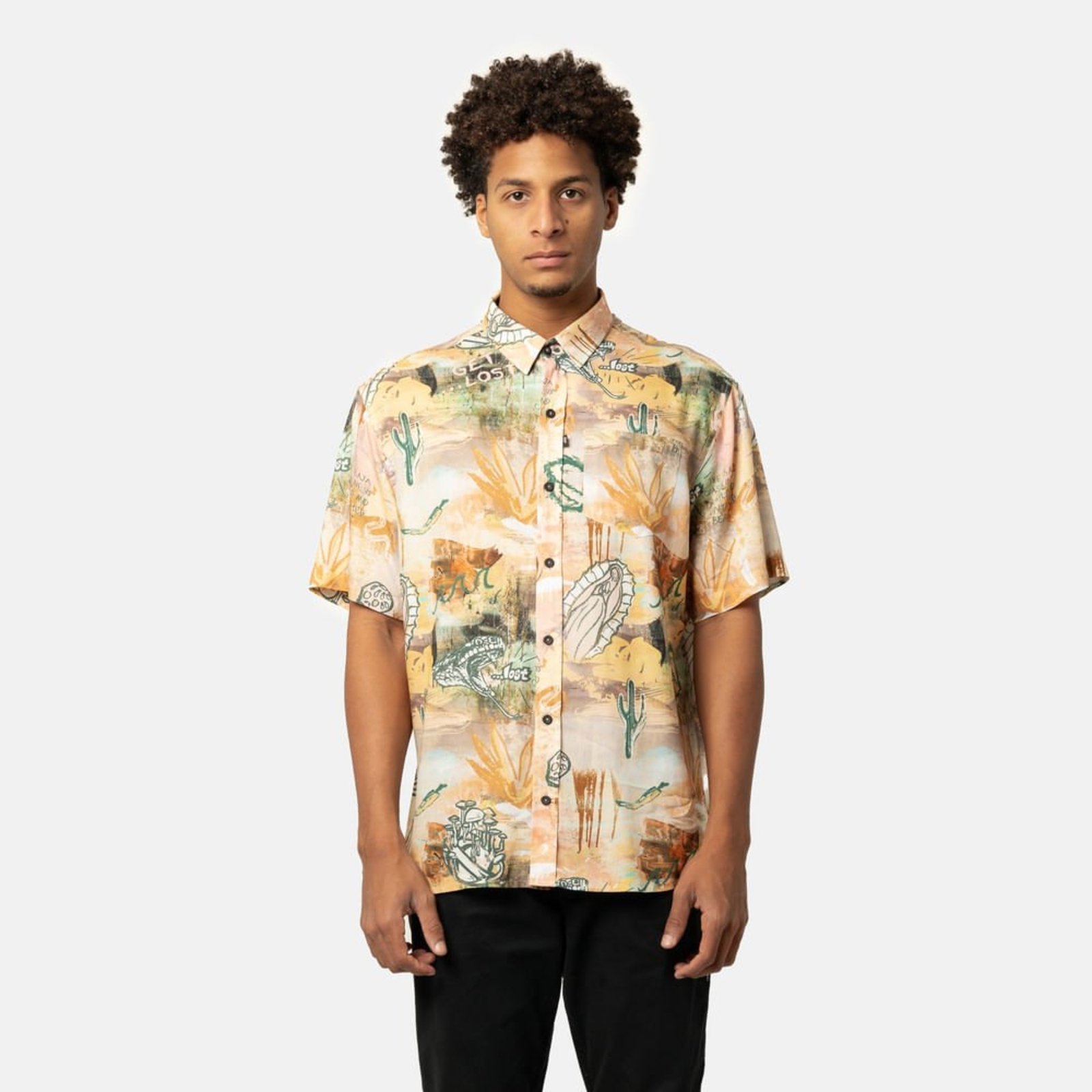 Camisa Lost Mc BEGE