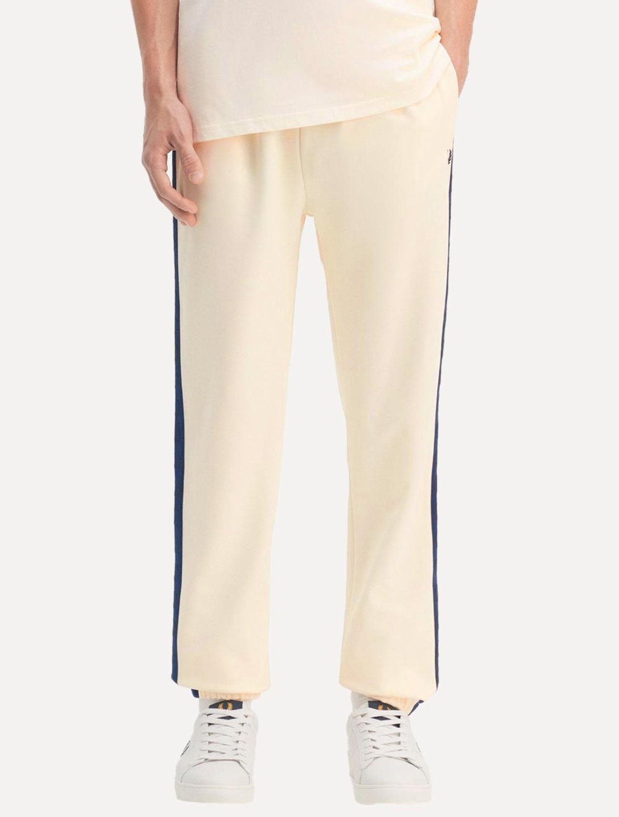 Vista 2 Calça Fred Perry Masculina Contrast Tape Track Off-White off-white white Fred Perry off-white white