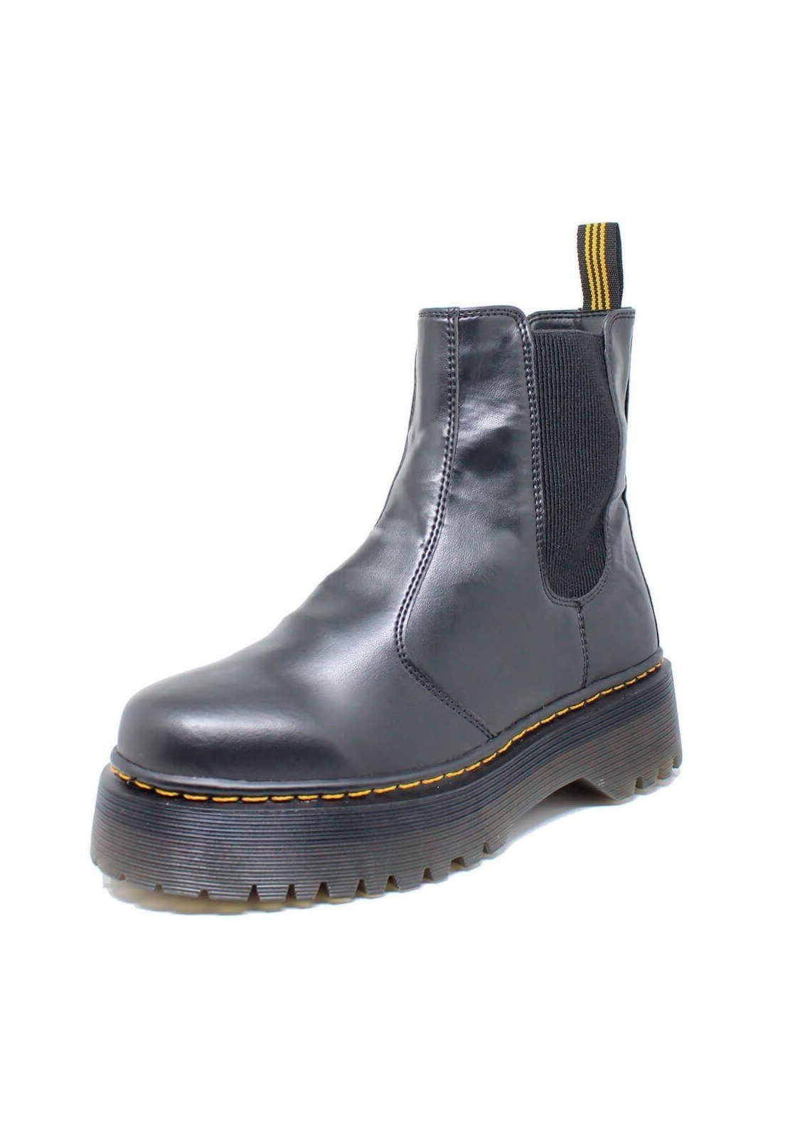 Bota Tratorada Chelsea Estilo Veggie Preto