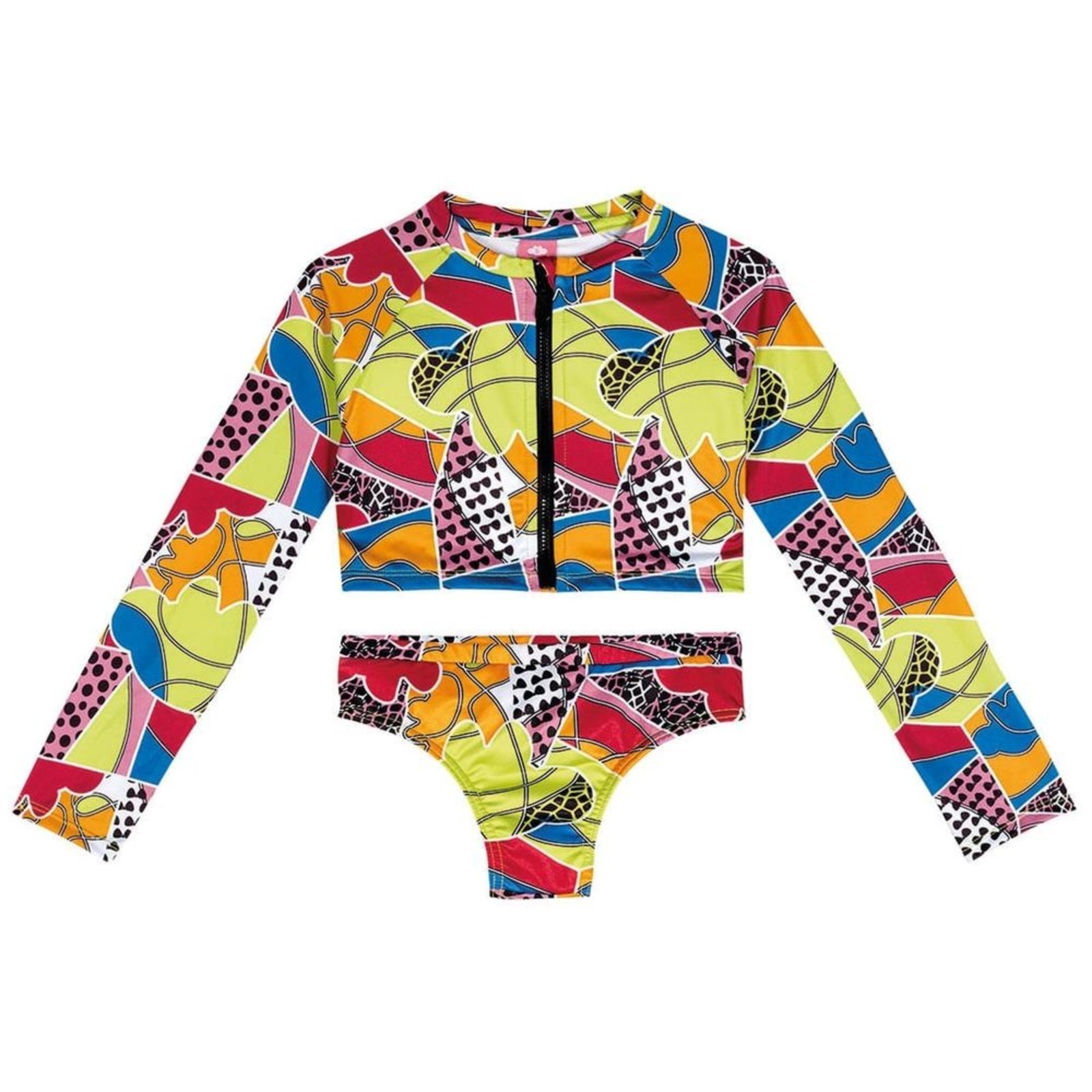 Conjunto Manga Longa Com Proteção Solar Feminino Lilica