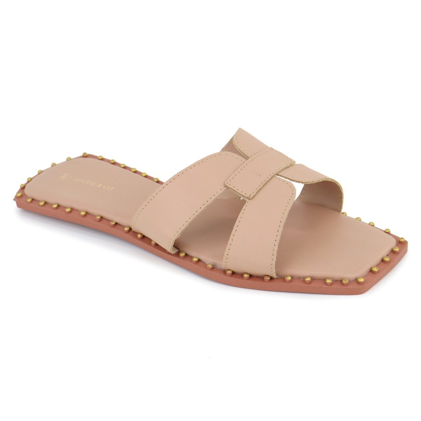 Sandália Feminina Rasteira H Flat Rasteirinha Casual Moda Verão Rasteira com Tira em H