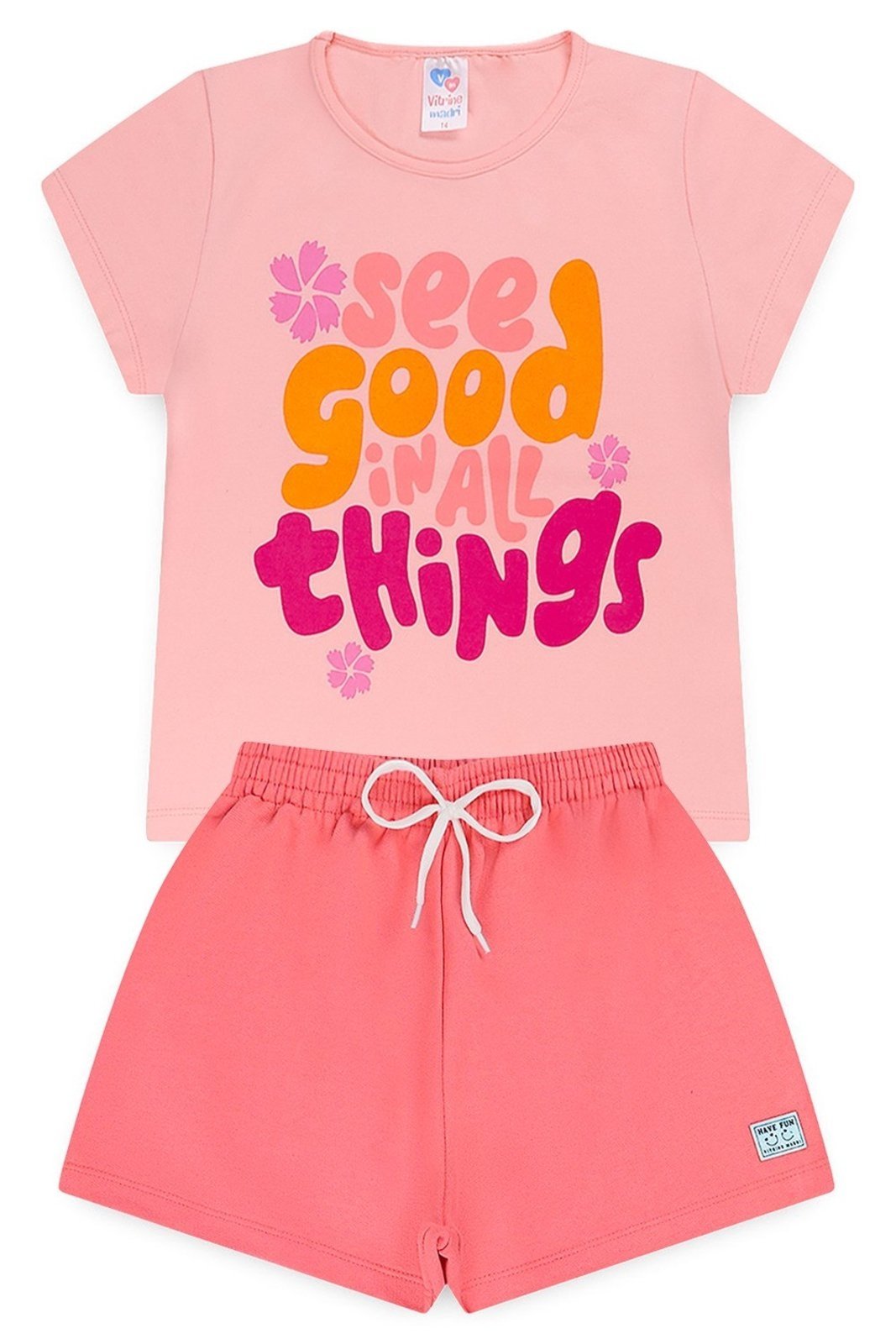 Infantil - Conjunto Juvenil Verão Feminino Good Things