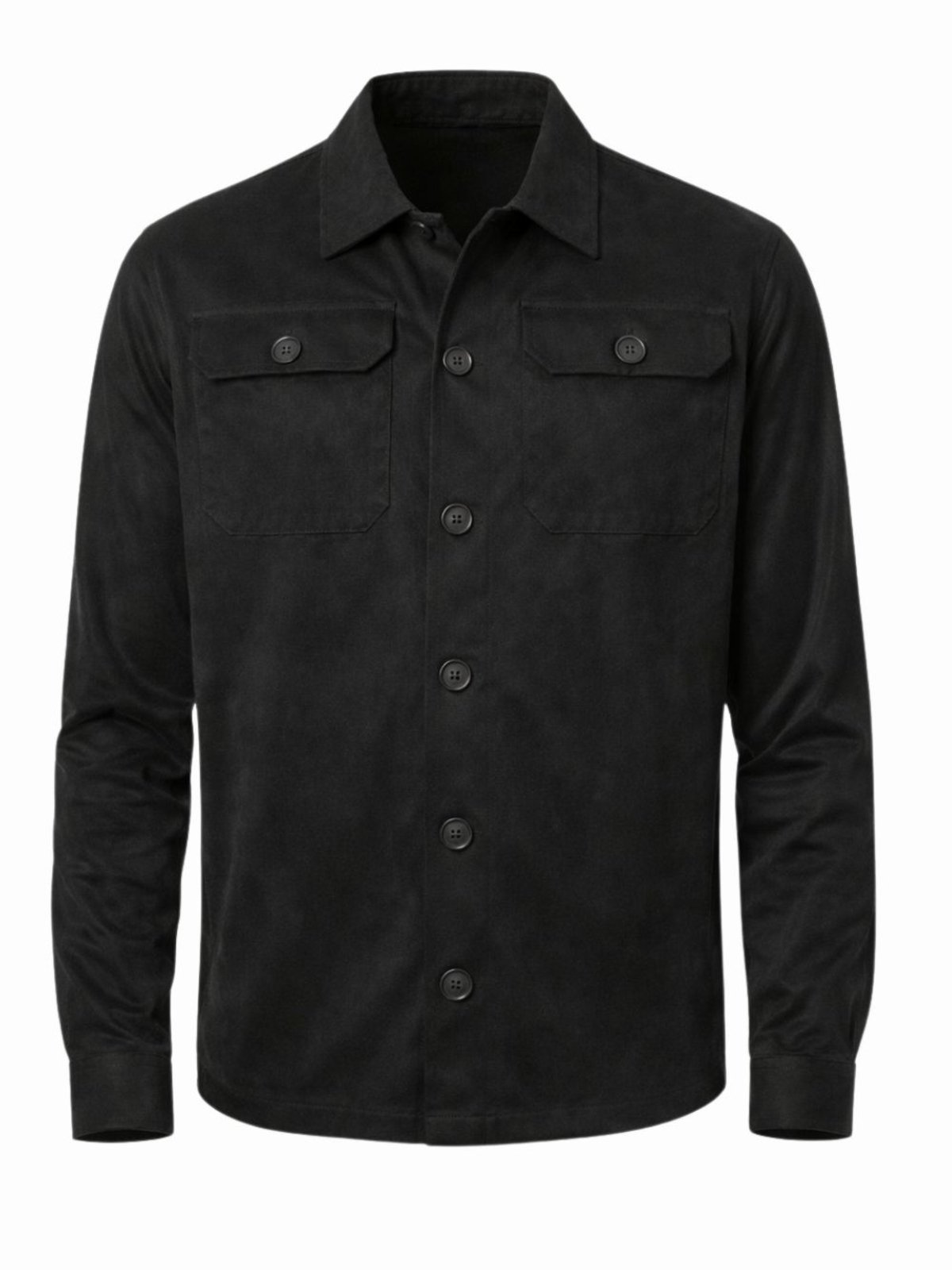 Camisa Masculina Suede Manga Longa Crocker – 49615