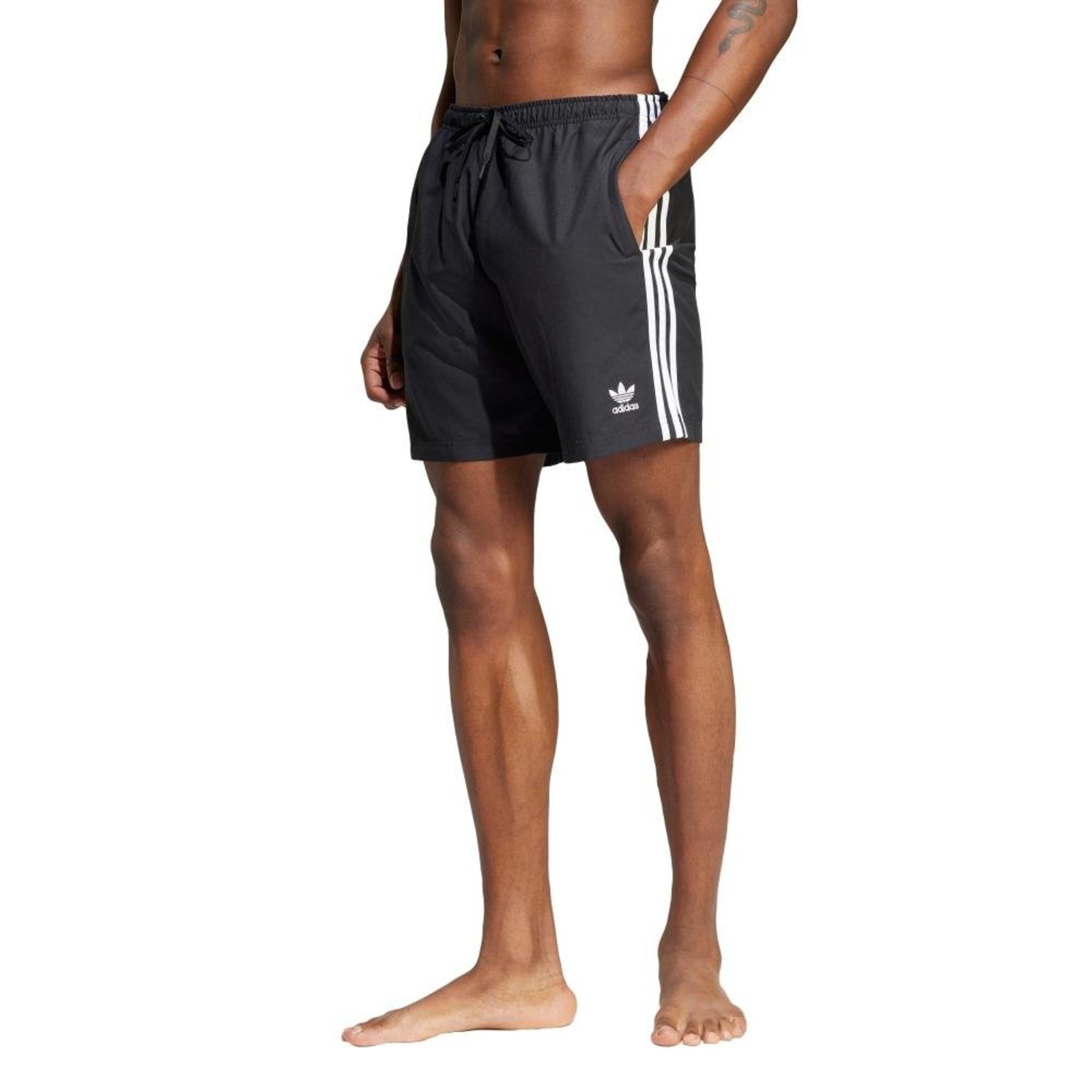 Shorts Natação Adicolor Três Listras 8-Inch adidas Originals Preto