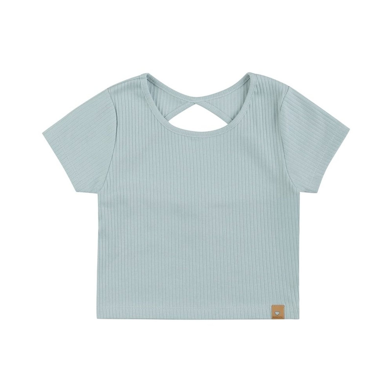 Infantil - Blusa Cropped Manga Curta Menina Marisol
