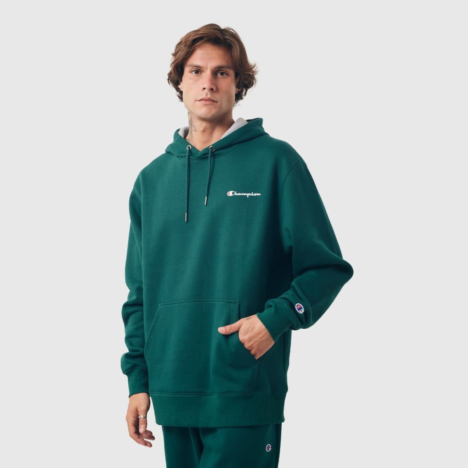 MOLETOM CHAMPION ATHLETIC HOODIE MINI SCRIPT
