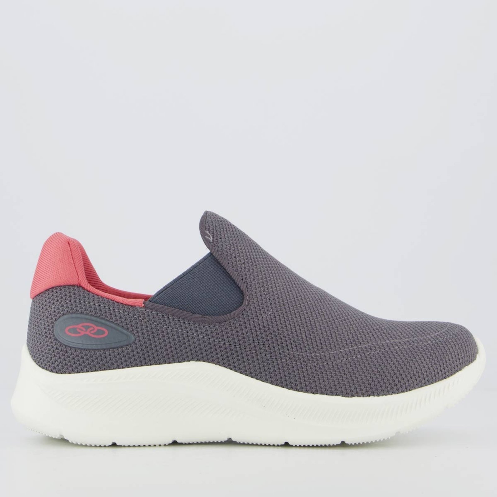 Vista 2 Tênis Olympikus Flutua 2 Feminino e Branco cinza OLYMPIKUS cinza