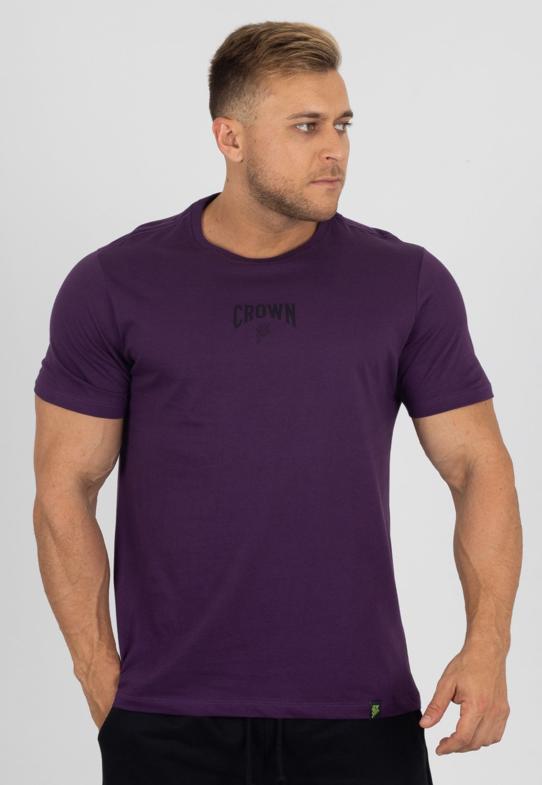 Camiseta 100% Algodão Crown Training Treino Musculação