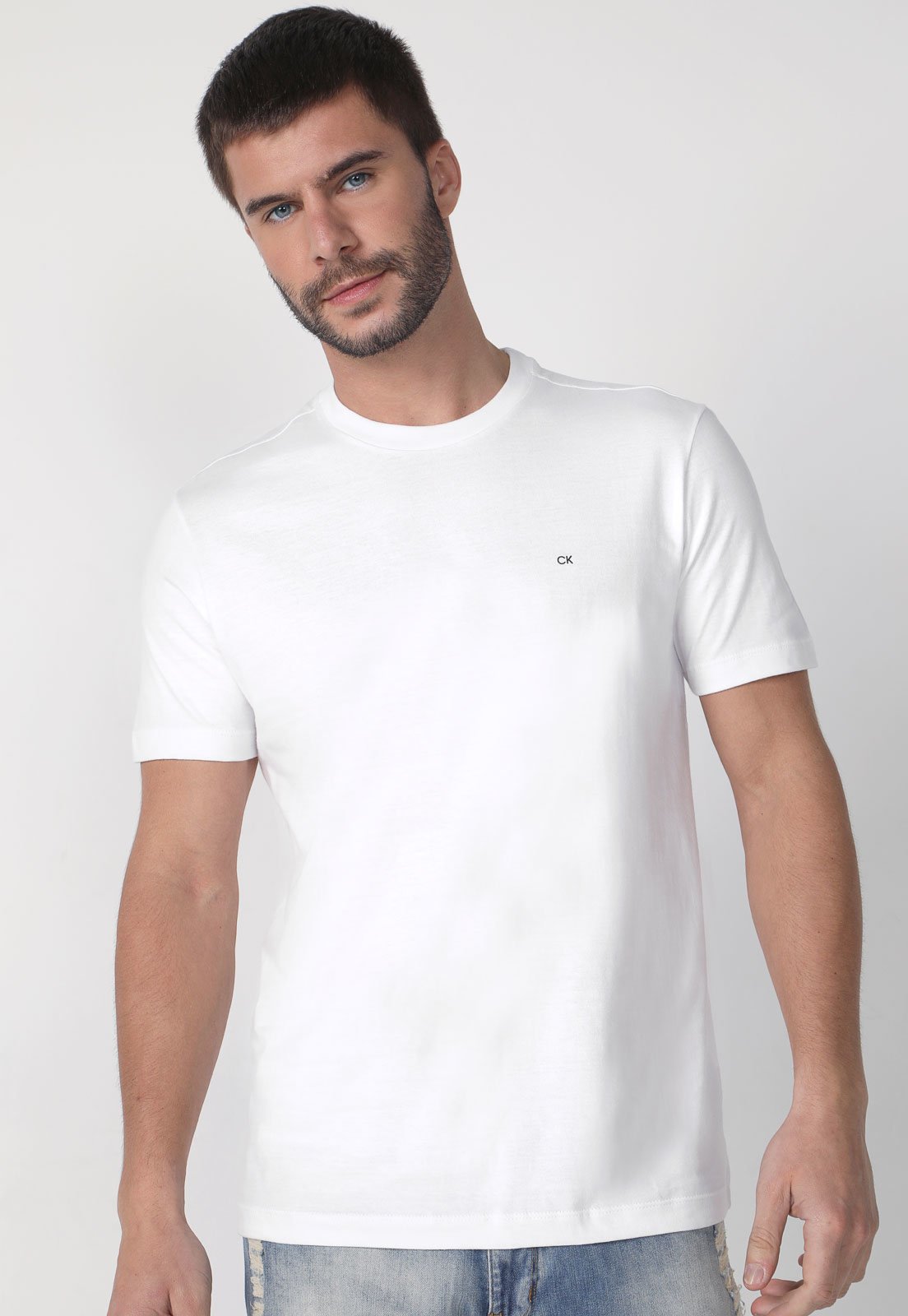 Camiseta Calvin Klein Logo Branca