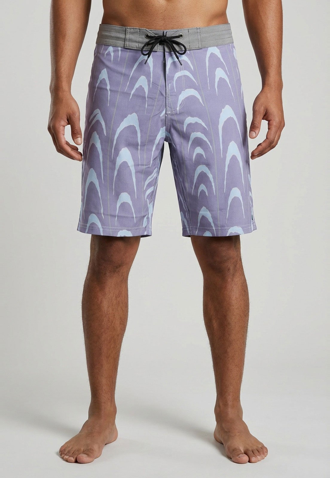 Boardshort Masculino Vissla Monster Stripes Lilás