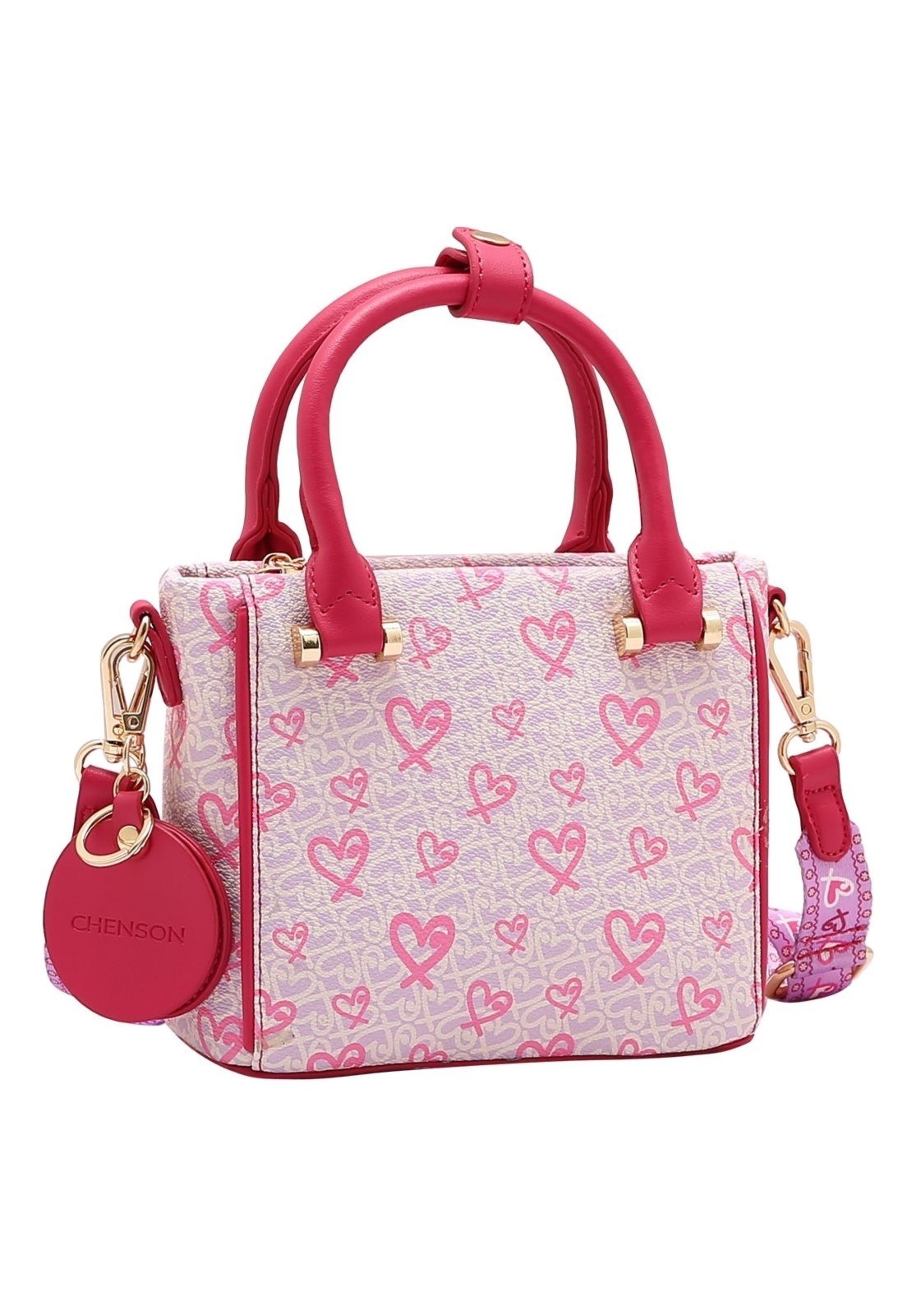 Bolsa Feminina Chenson Original Little Heart Mão 3484963
