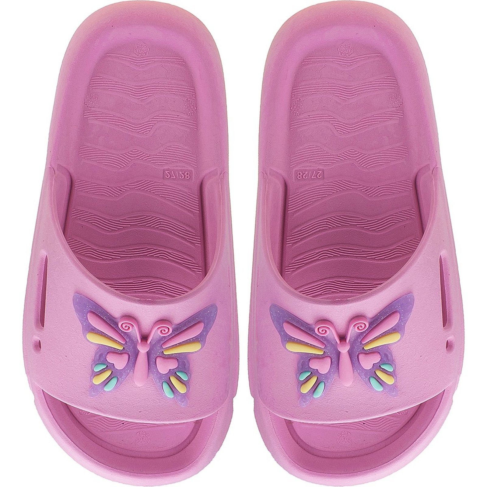 Infantil - Chinelo Slide Borboleta Rosa tep