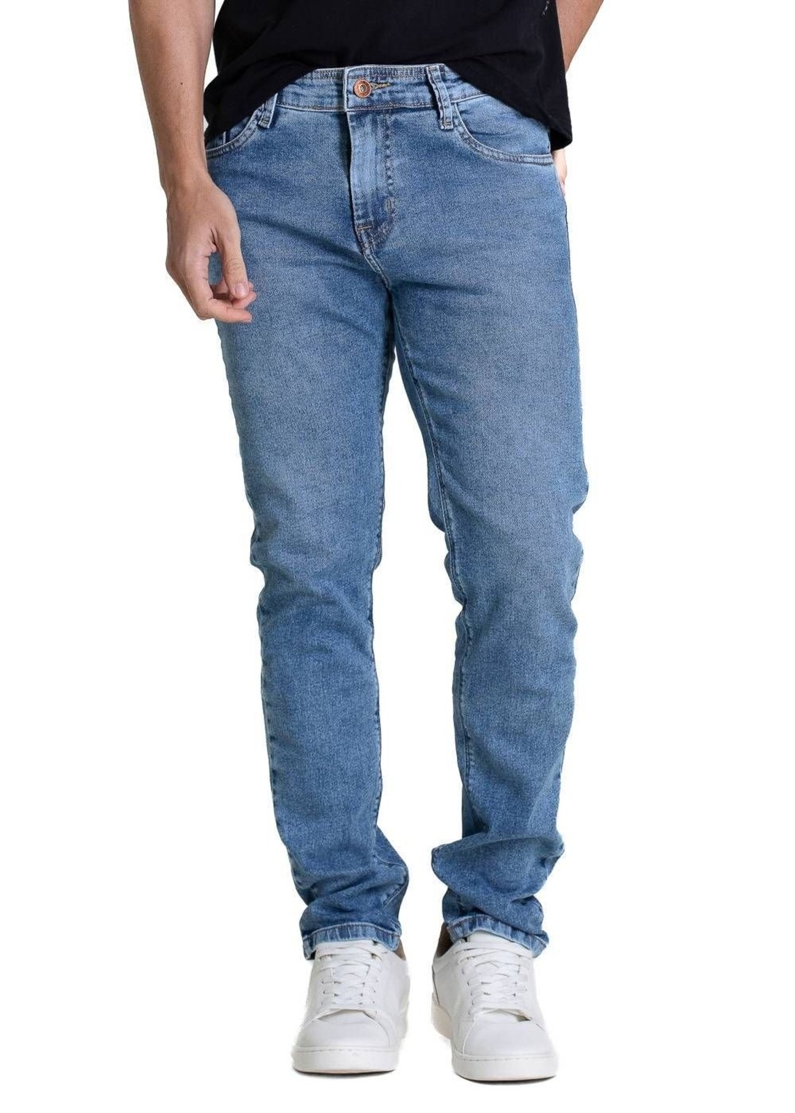 Calça Jeans Sawary Slim - 282406 - Azul - Sawary