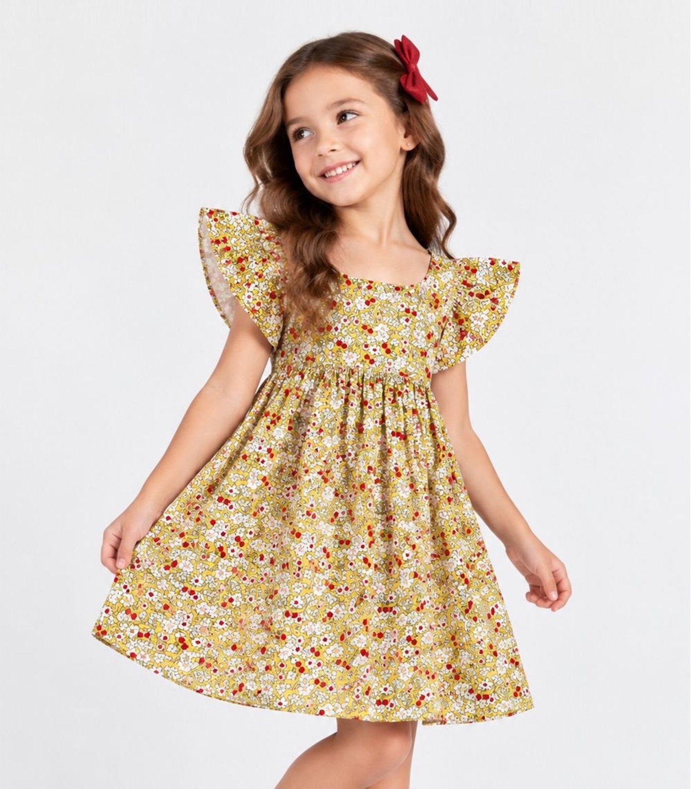Infantil - Vestido Verão Feminino Select Amarelo