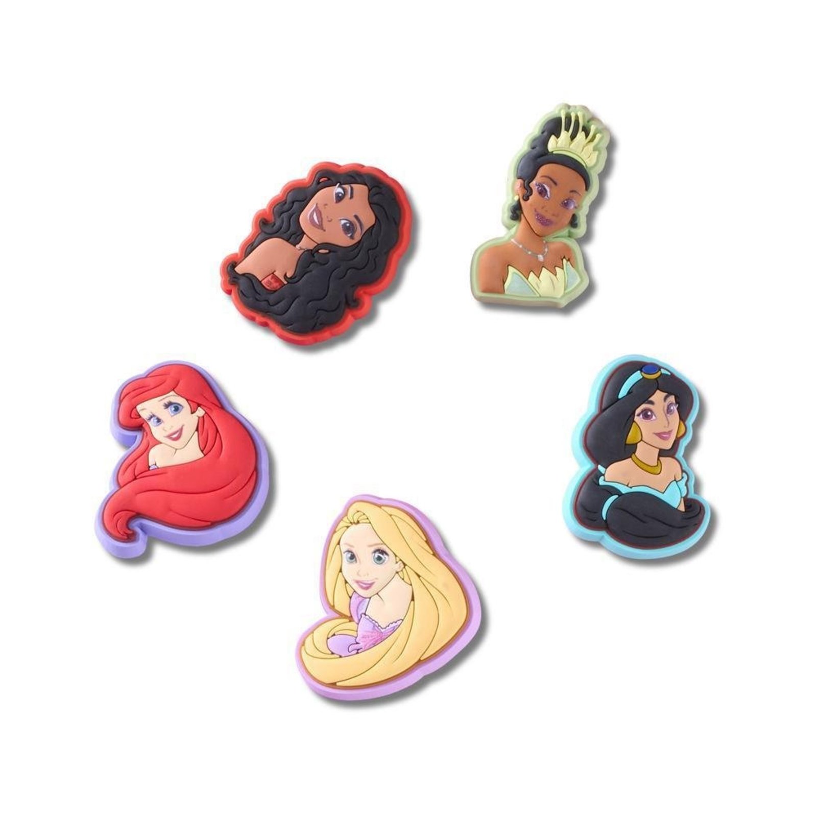 Infantil - Jibbitz™ Princesas Da Disney Pack Com 5 Peças Único Branco