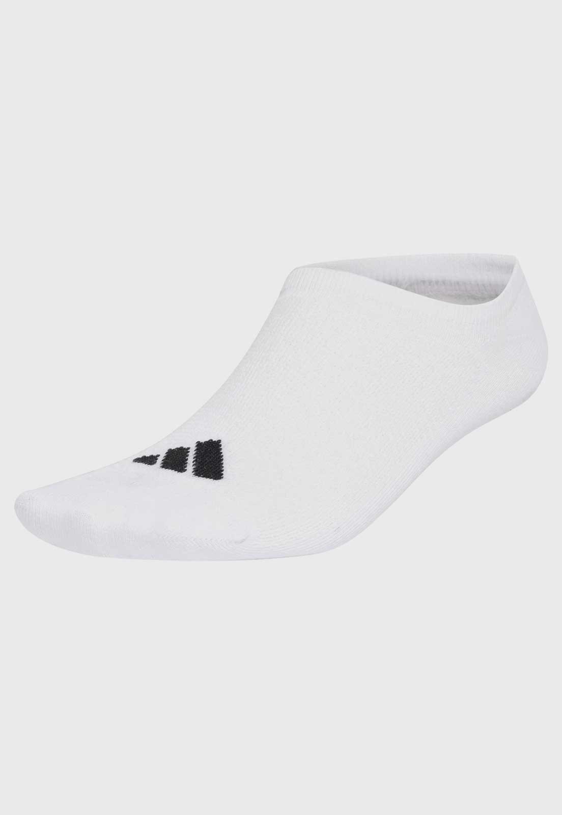 Meia adidas Performance Invisível Branca