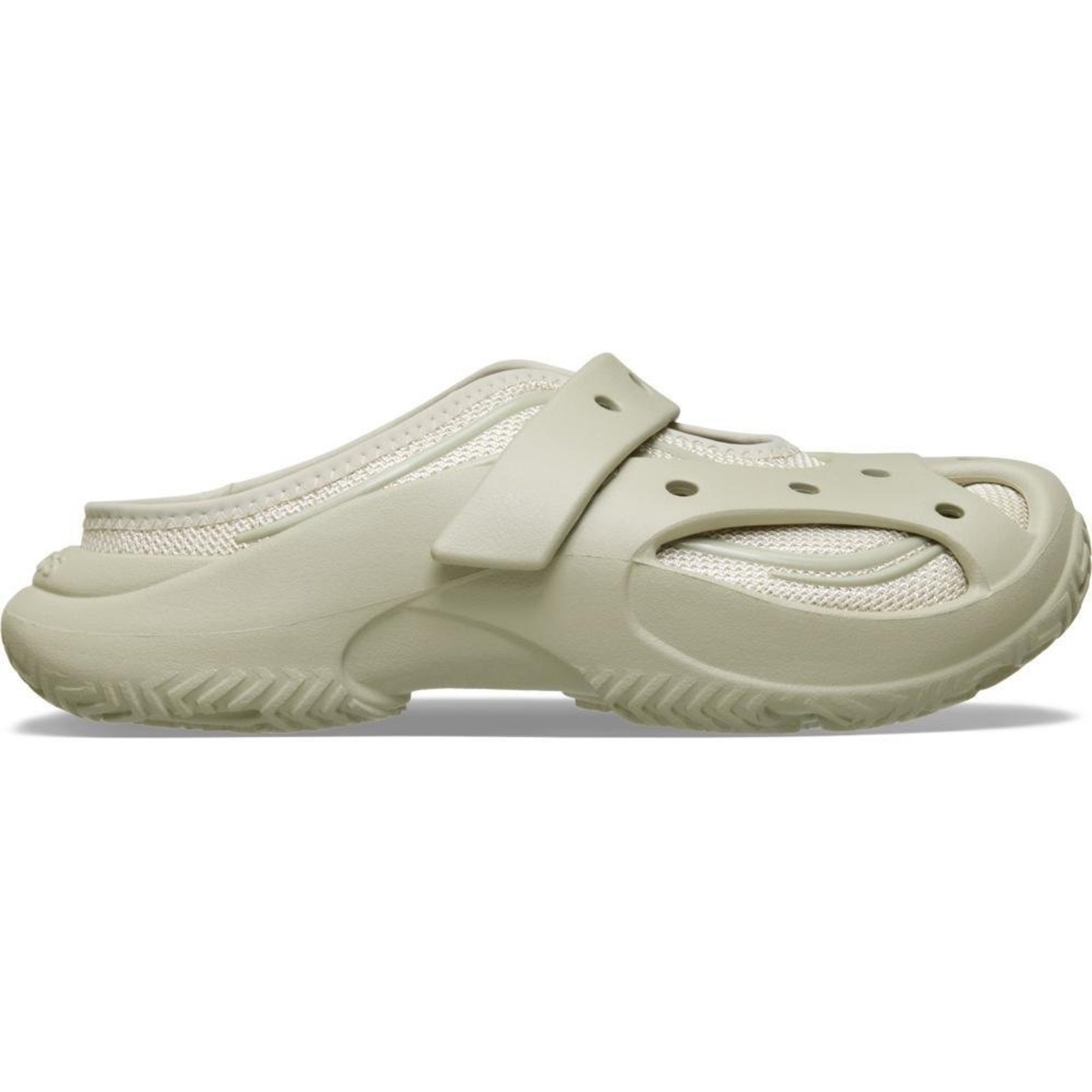 Sandália Crocs Caged Mule Clog METEOR Bege