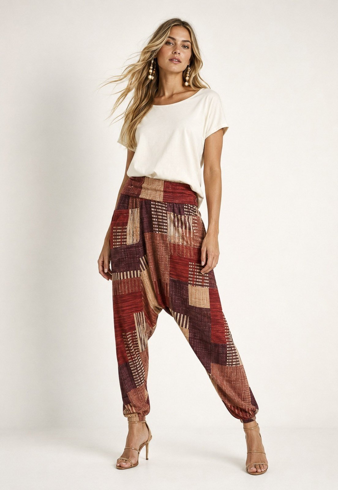 Calça Amazonia Vital Saruel Malha com Bolso na Frente Tramas do Sol