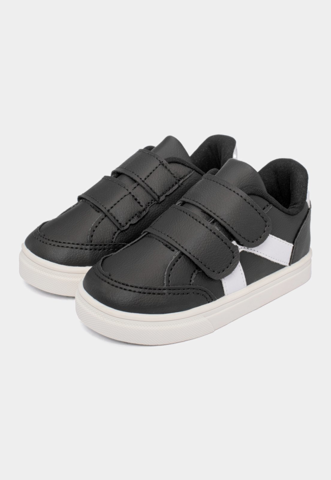 Infantil - Tenis Casual Masculino Funfy Force Menino 3475A Preto Leve