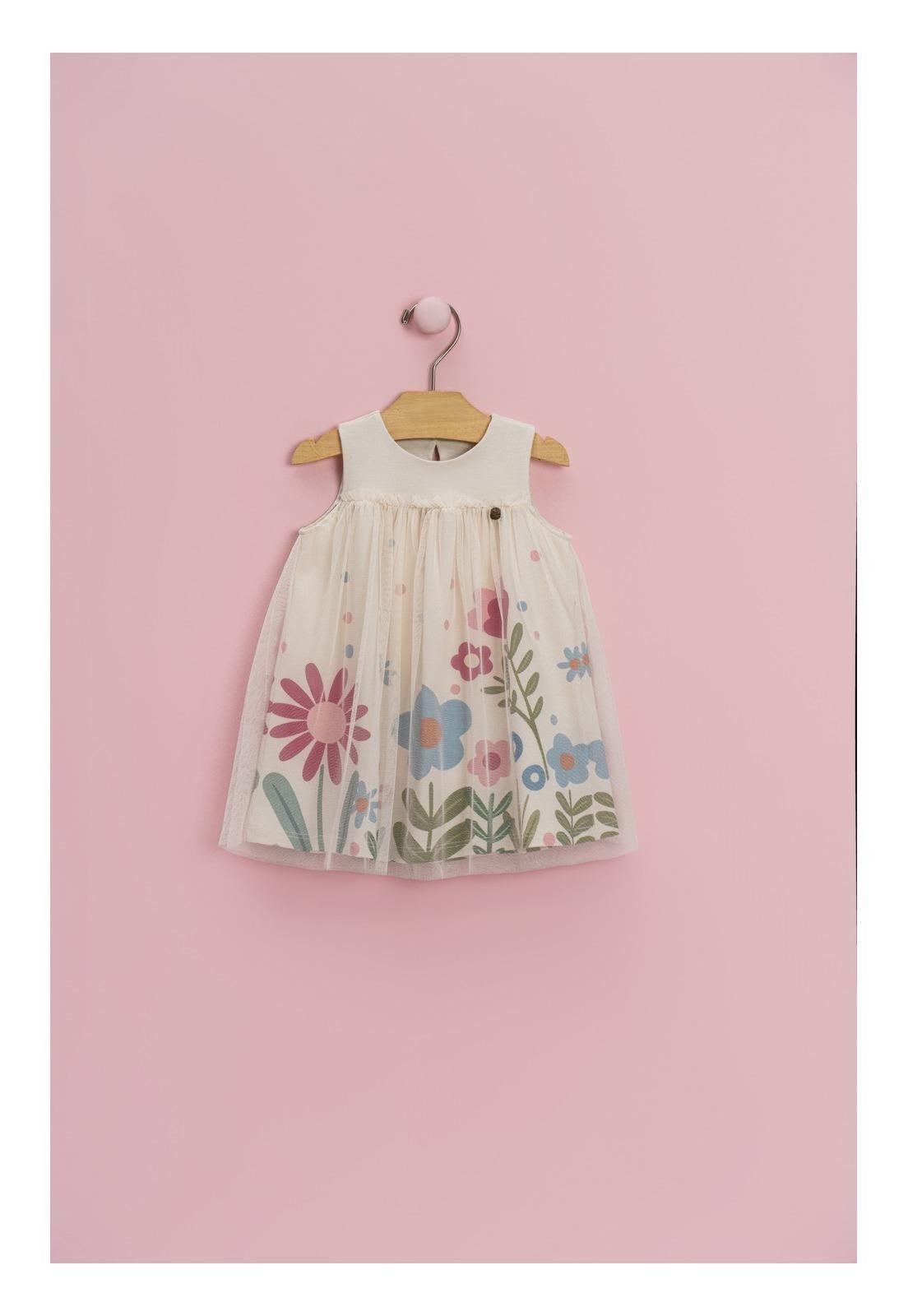 Infantil - Vestido Menina Festa Estampado Mon Sucré G Unico