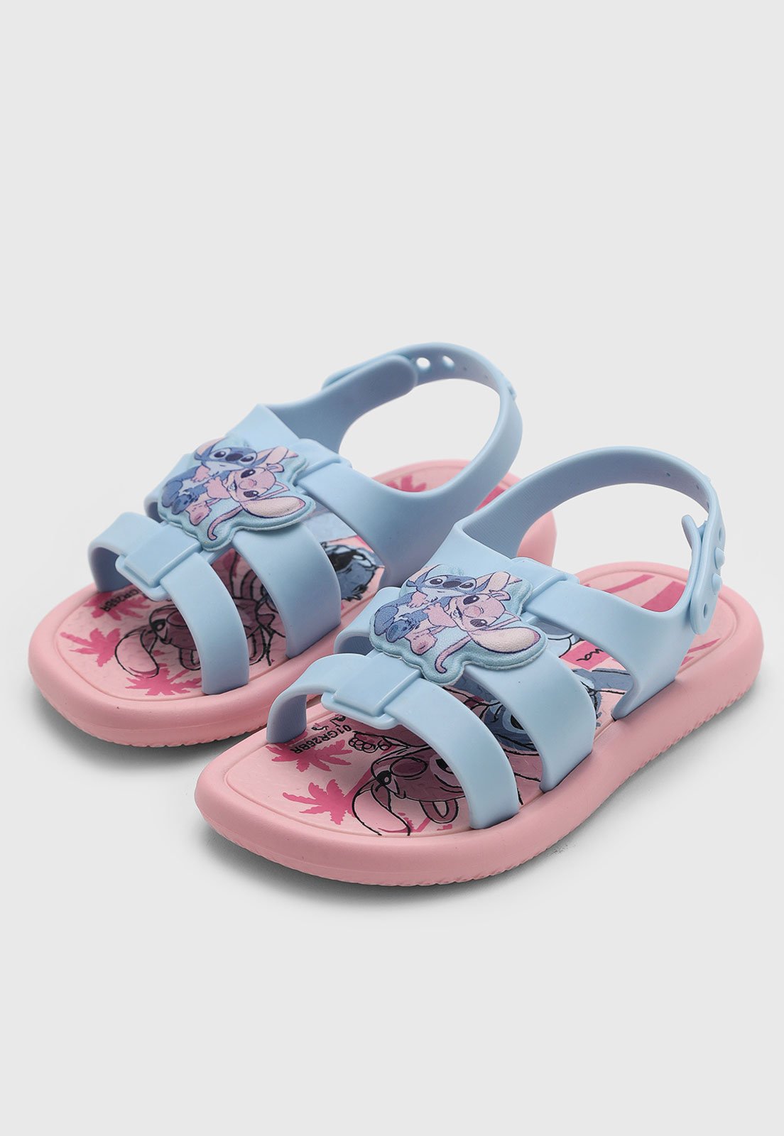 Vista 2 Infantil - Sandália Ipanema Disney Cut Ipanema Kids rosa Ipanema Kids rosa