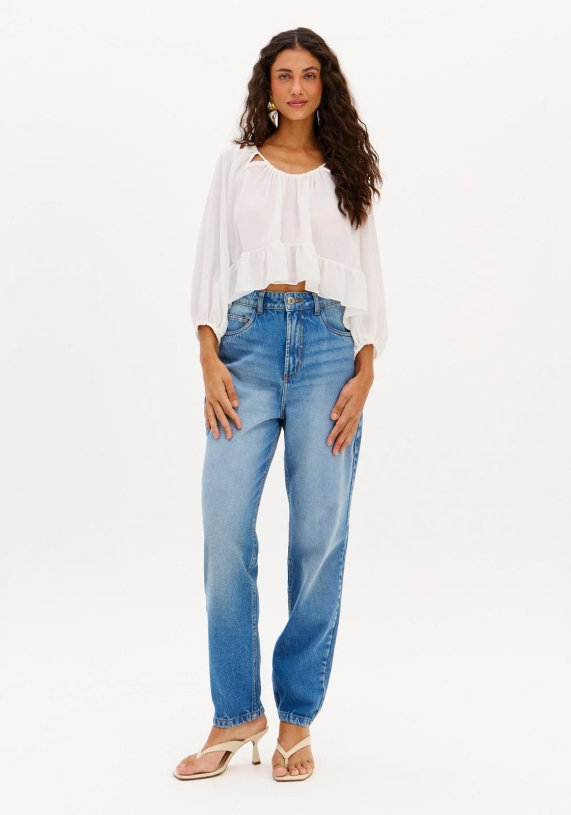Calça Jeans Mom Cintura Super Alta My Favorite Things
