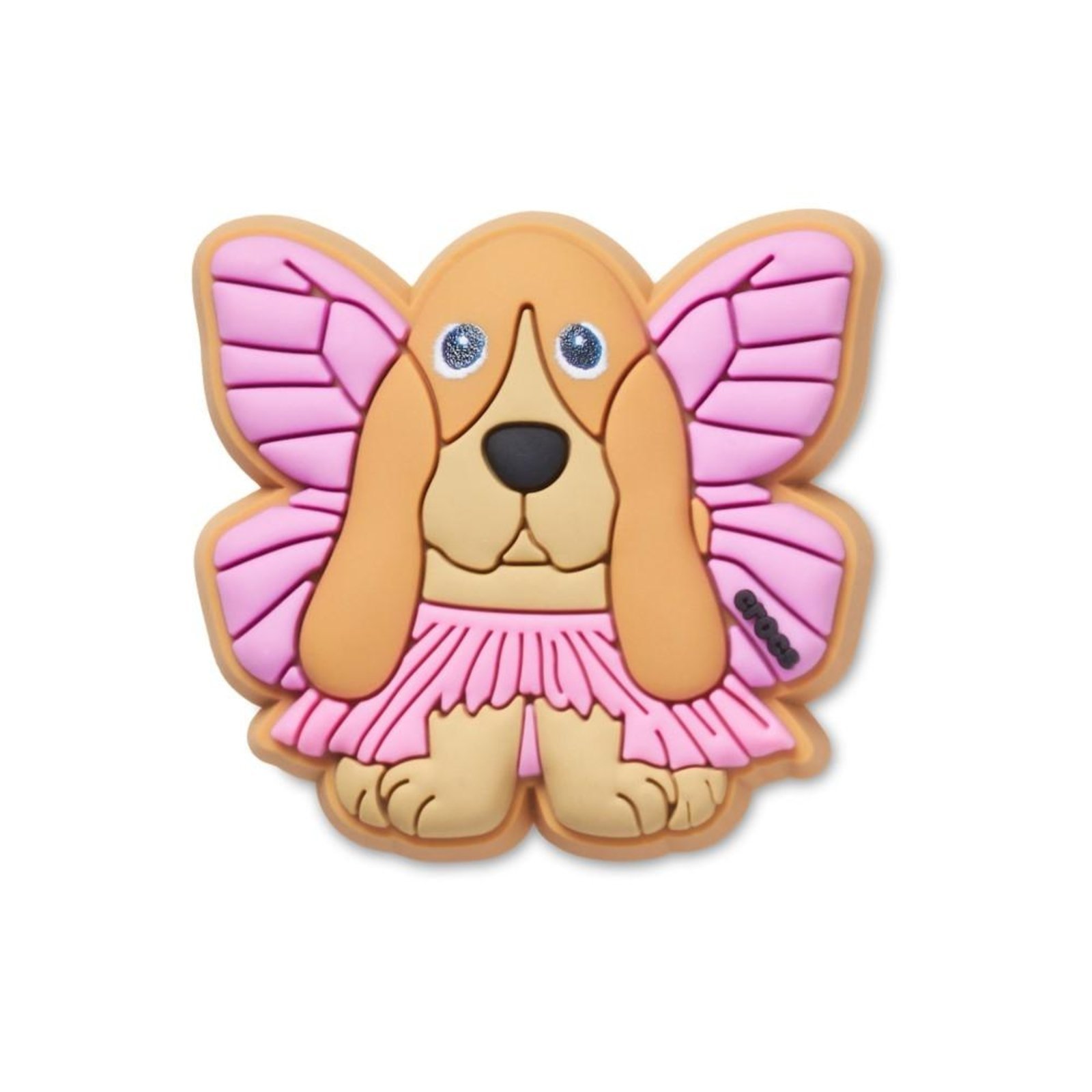 Vista 2 Infantil - Jibbitz™ Basset Hound Fada Crocs branco