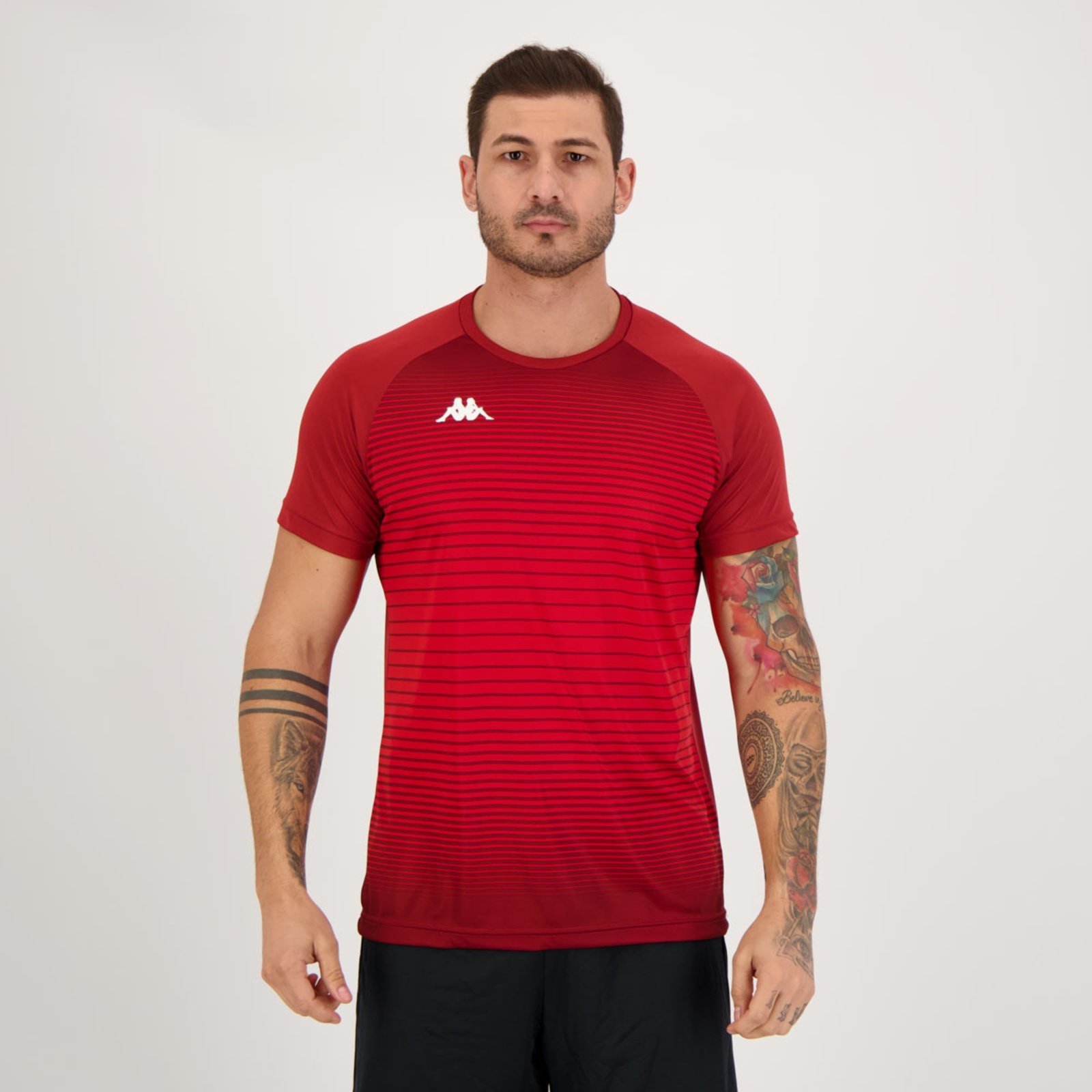 Camisa Kappa Sport Match Vermelha